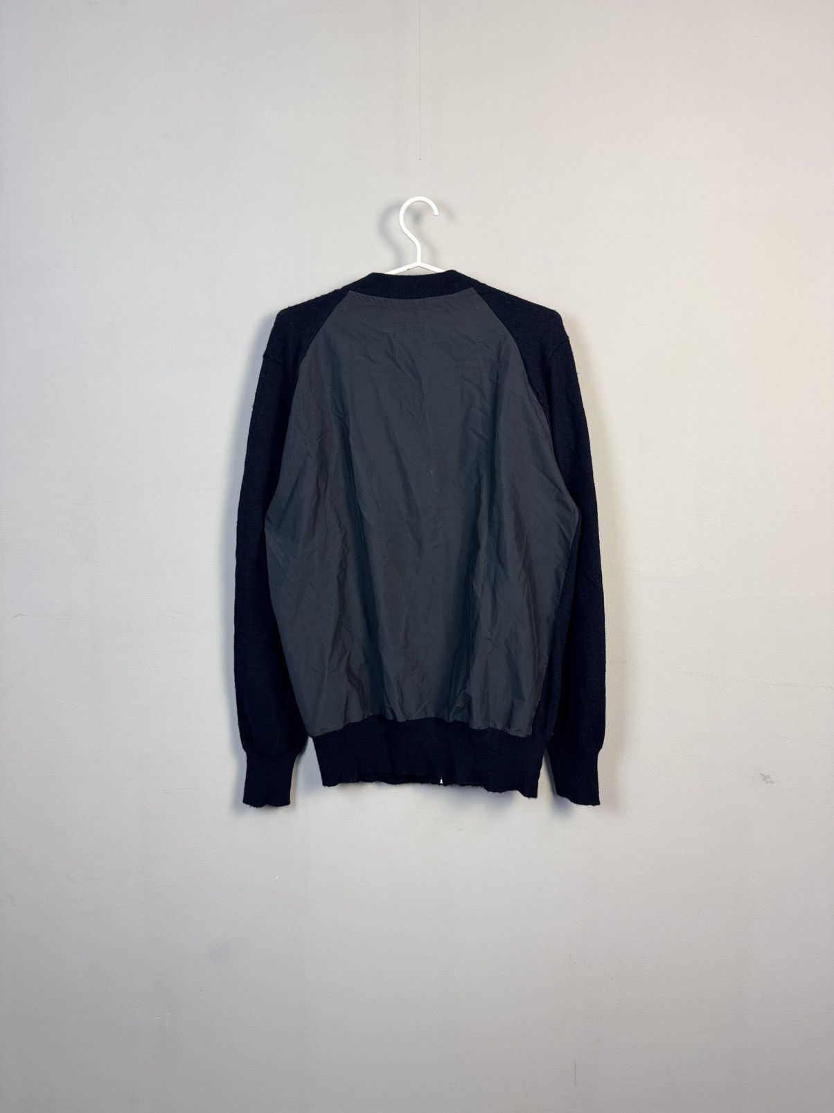 Allsaints × Vintage Rare Allsaints ripped design wool/nylon/cashmere sweater Size US L / EU 52-54 / 3 - 9 Thumbnail