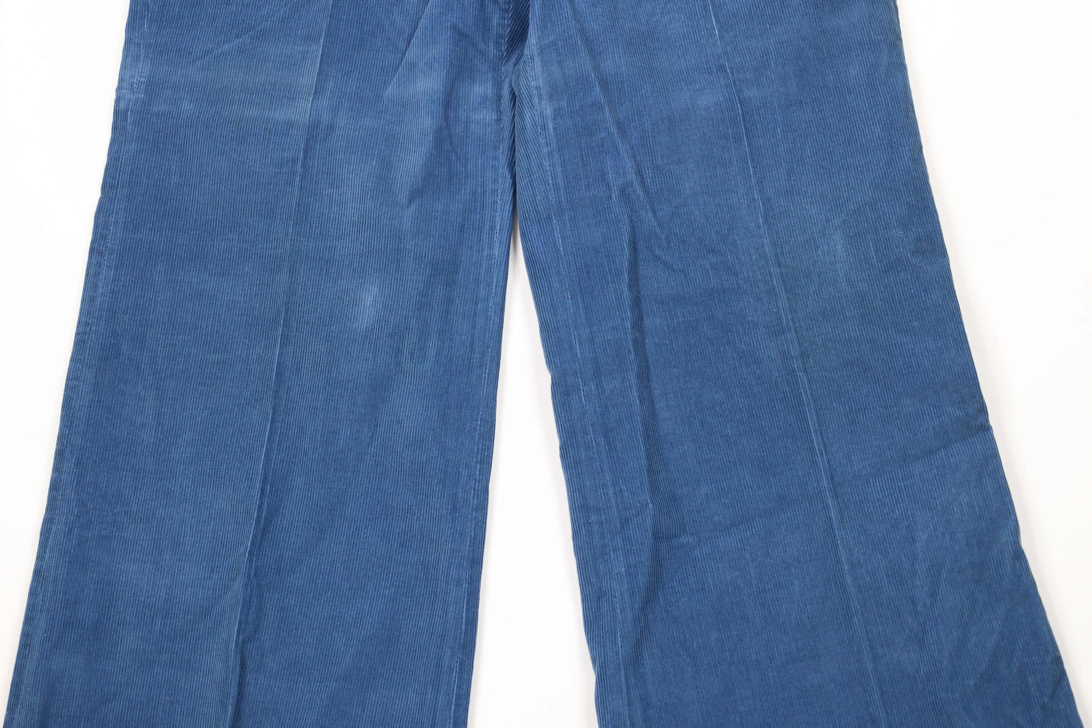 Vintage Vintage 70s Streetwear Wide Leg Bell Bottoms Corduroy Pants Size US 34 / EU 50 - 3 Thumbnail