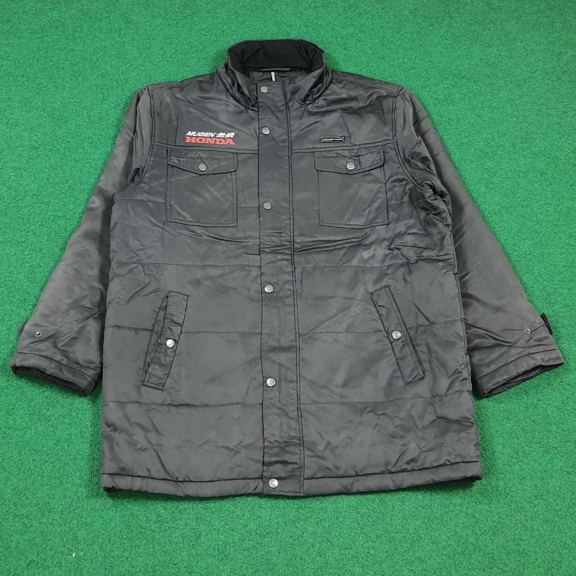 Japanese Brand Vintage Mugen HONDA Motorsports Custom Logo Jacket C300N27 Size US XL / EU 56 / 4 - 3 Thumbnail