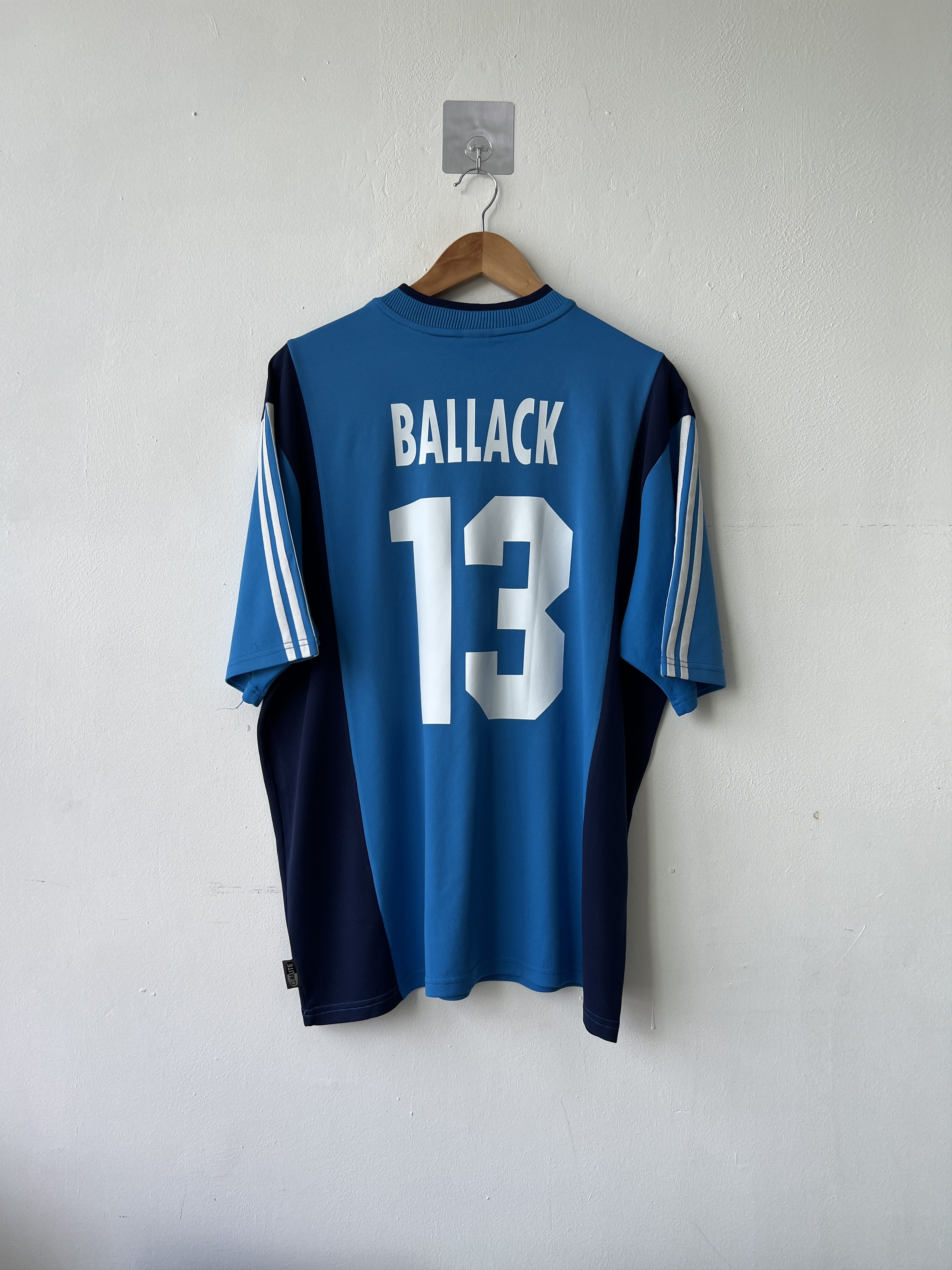 Adidas (XL) Bayer Leverkusen 2001-03 Away Kit Ballack #13 Size US XL / EU 56 / 4 - 1 Thumbnail