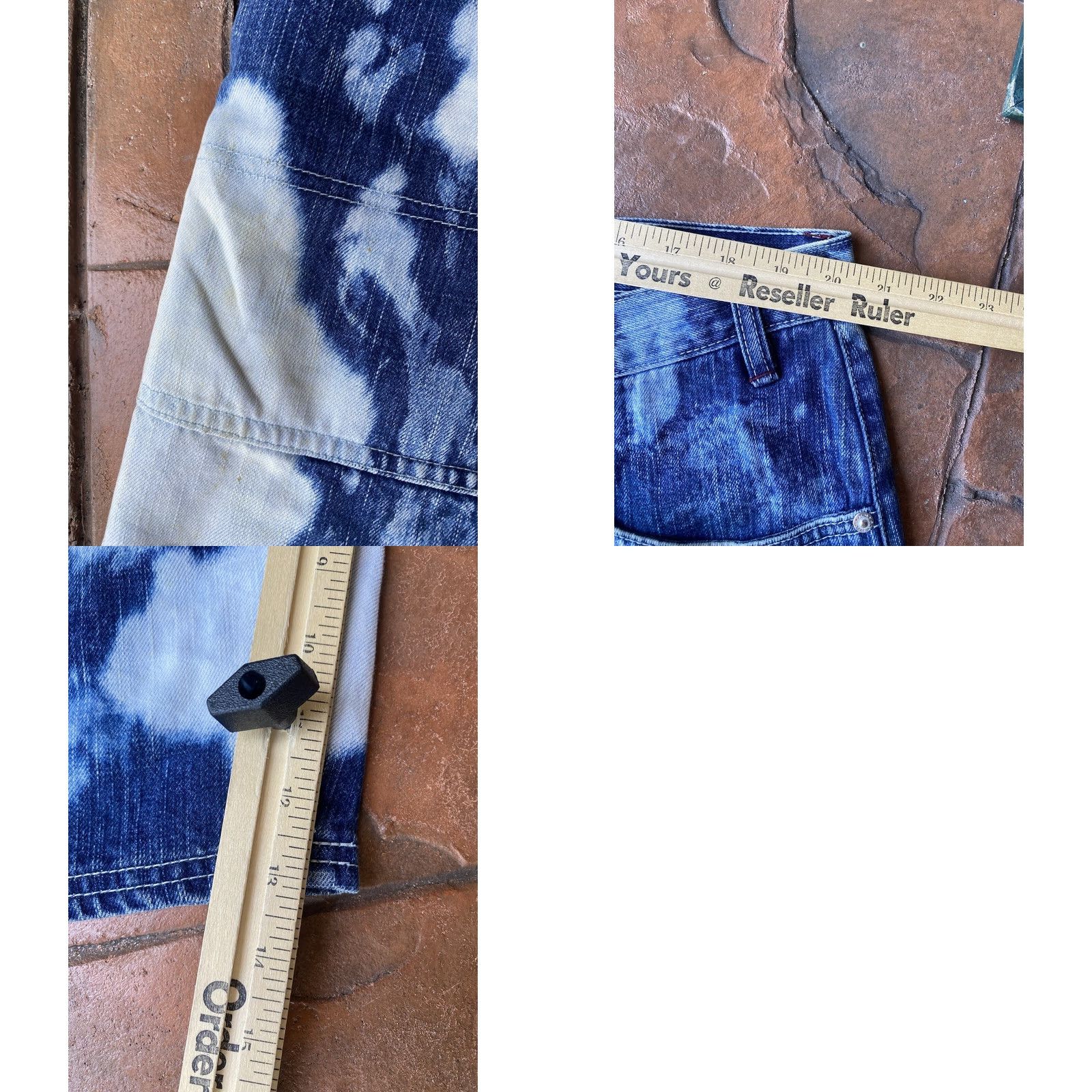 Phat Farm VINTAGE Phat Farm Baggy Long Shorts Size 40 Blue Denim Acid Wash 90s Hip Hop Mens Size US 40 / EU 56 - 10 Thumbnail