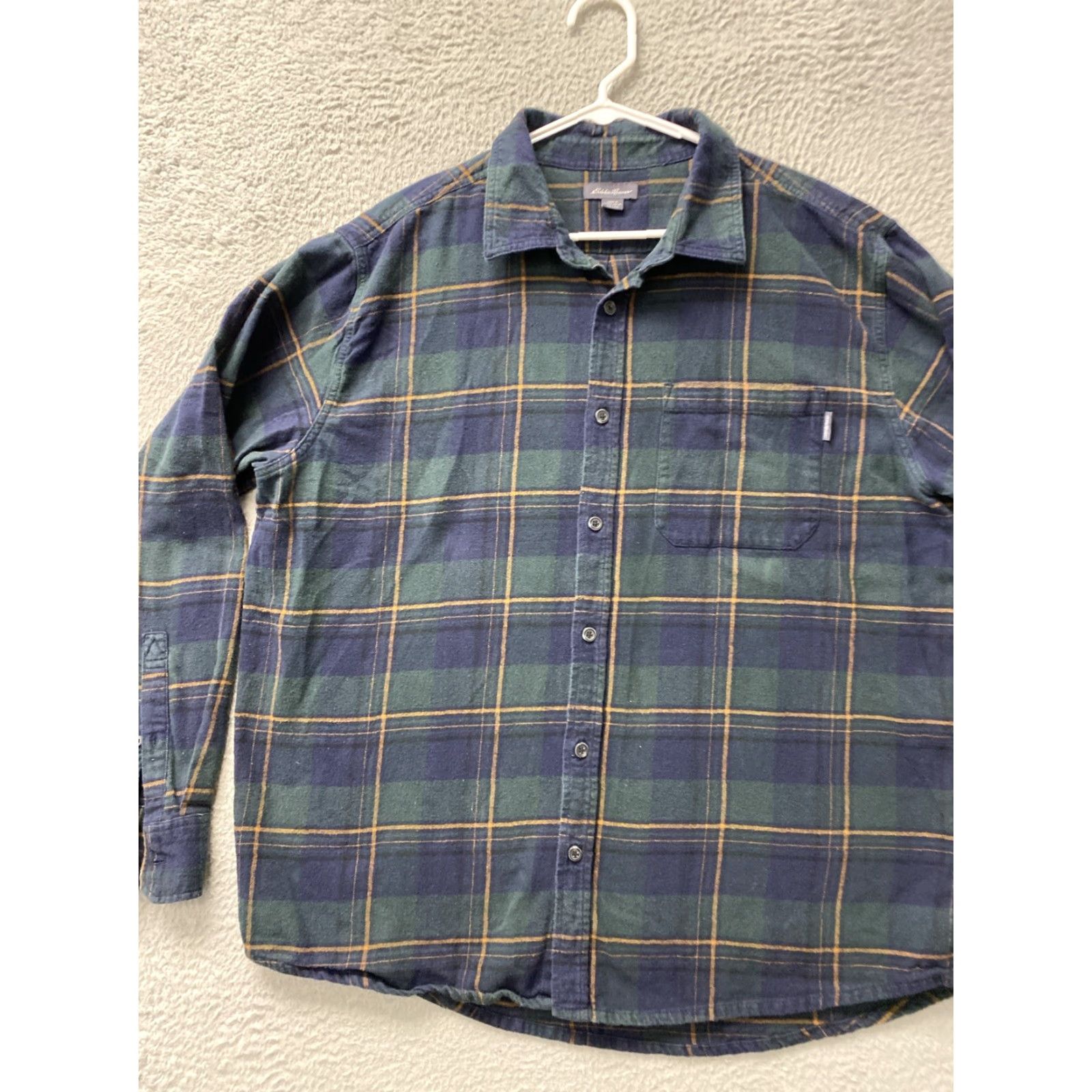 Eddie Bauer VINTAGE Eddie Bauer Shirt Men 2XL Green Plaid Button-Up Long Sleeve Cotton Regular Size US XXL / EU 58 / 5 - 2 Thumbnail