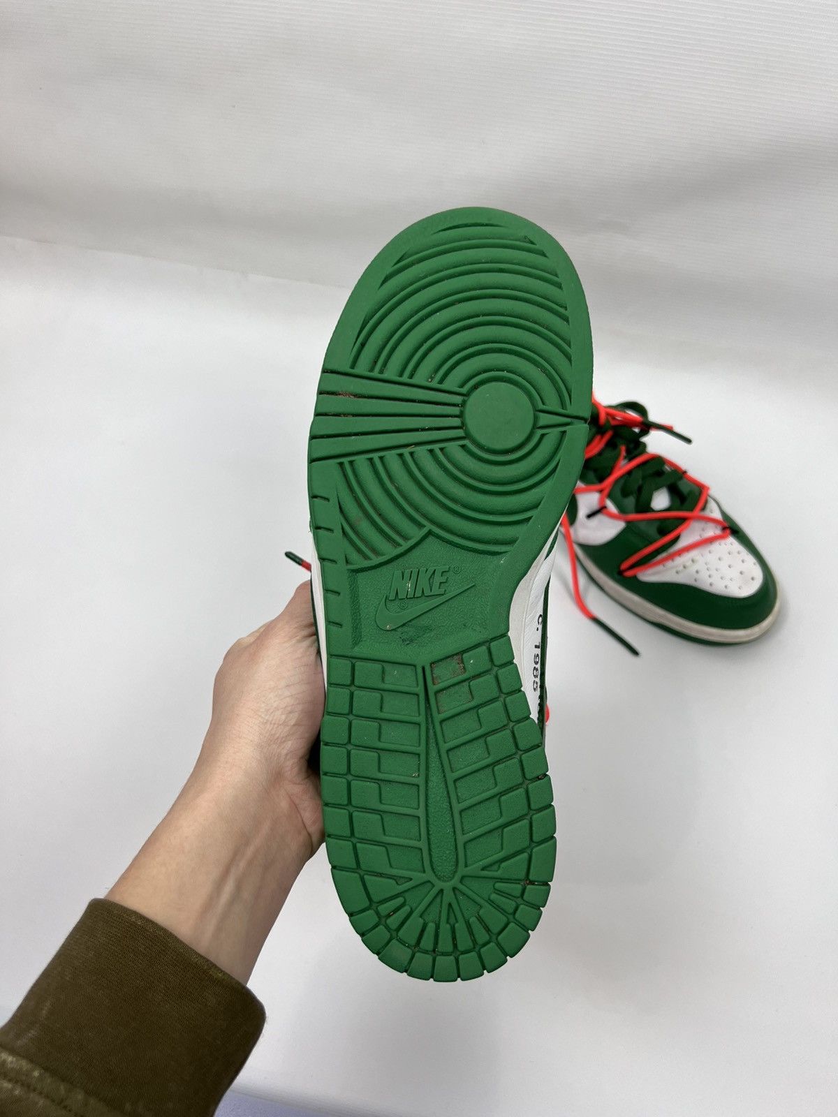 Nike × Off-White Nike Dunk Low Off White Pine Green size 11 Size US 11 / EU 44 - 8 Thumbnail