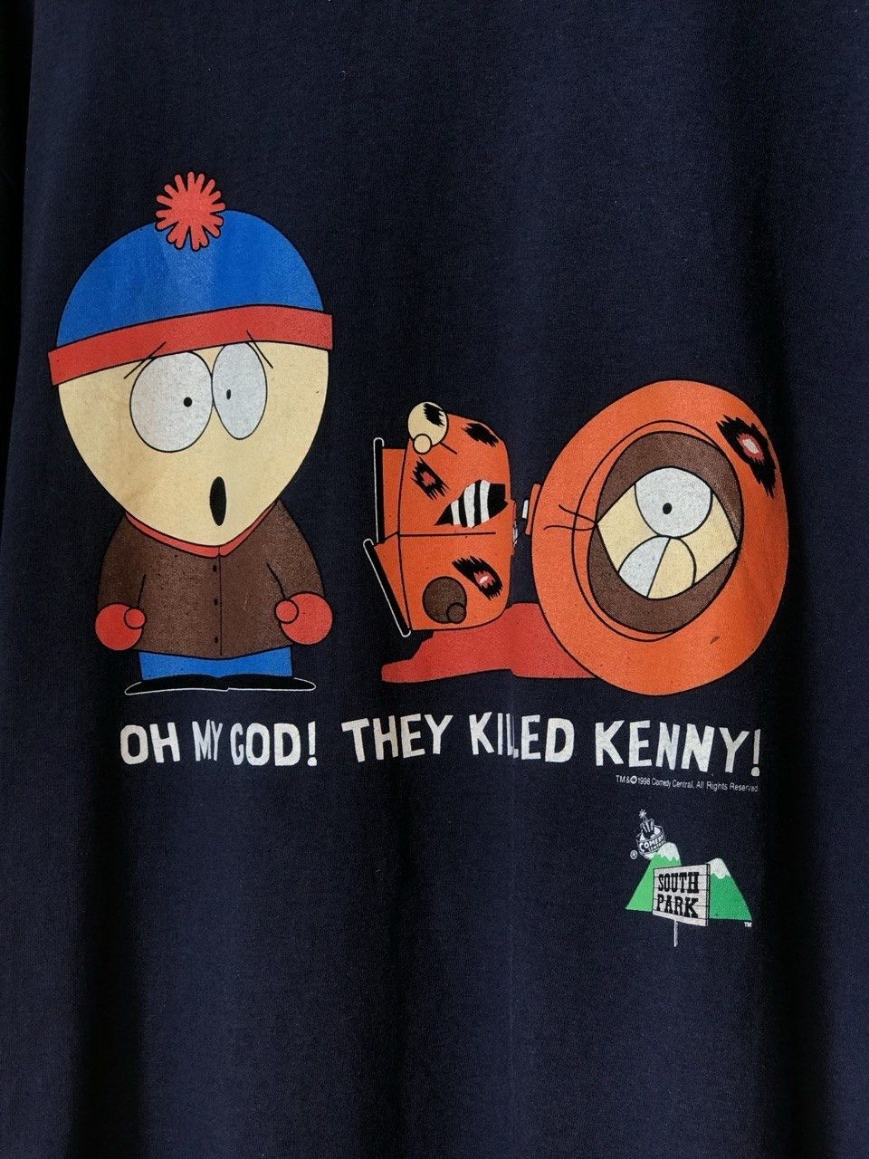 Other Vintage 1998 South Park Kenny Killed Single Stitch T-shirt Size US XL / EU 56 / 4 - 3 Thumbnail