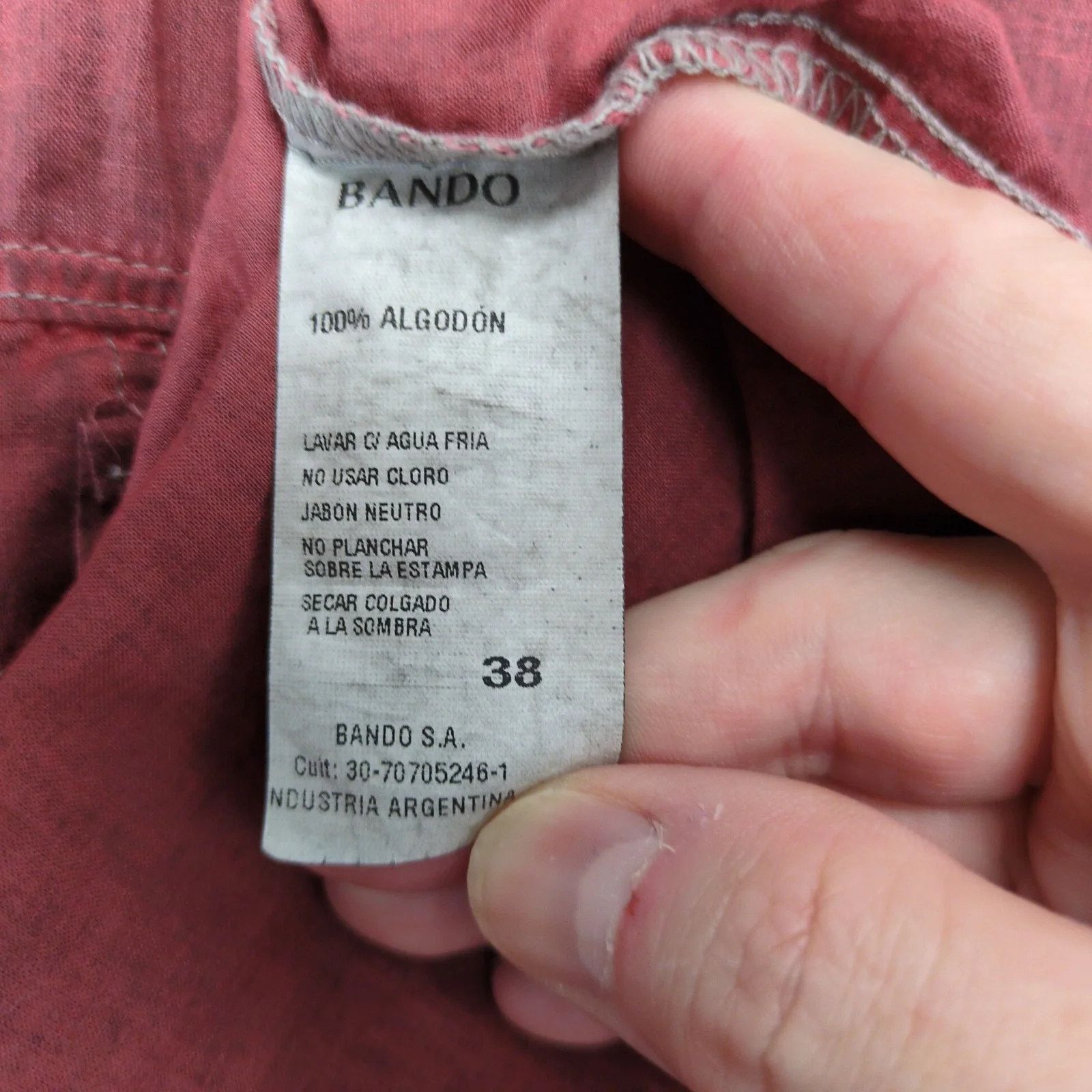 Other Bando Argentina Burgundy Pearl Snap Shirt Men's XL Long Slv Size US XL / EU 56 / 4 - 4 Thumbnail