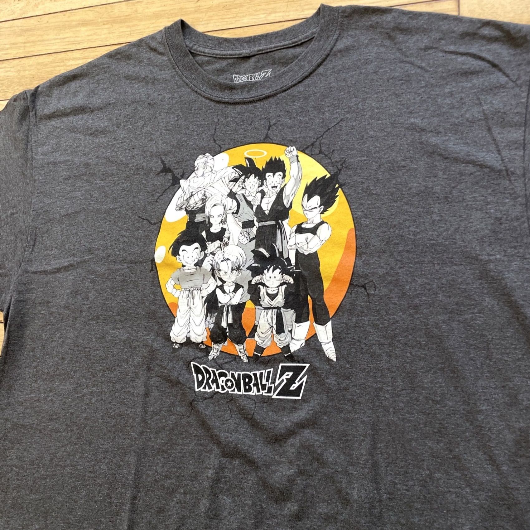 Vintage DRAGON BALL Z Shirt Men XL Gray GOKU GOHAN Vegeta Trunks DBZ Graphic Tee X L 46" Shirts Tee, 90s Anime, Dragon Ball Z Mens XL Gray Size US XL / EU 56 / 4 - 2 Thumbnail