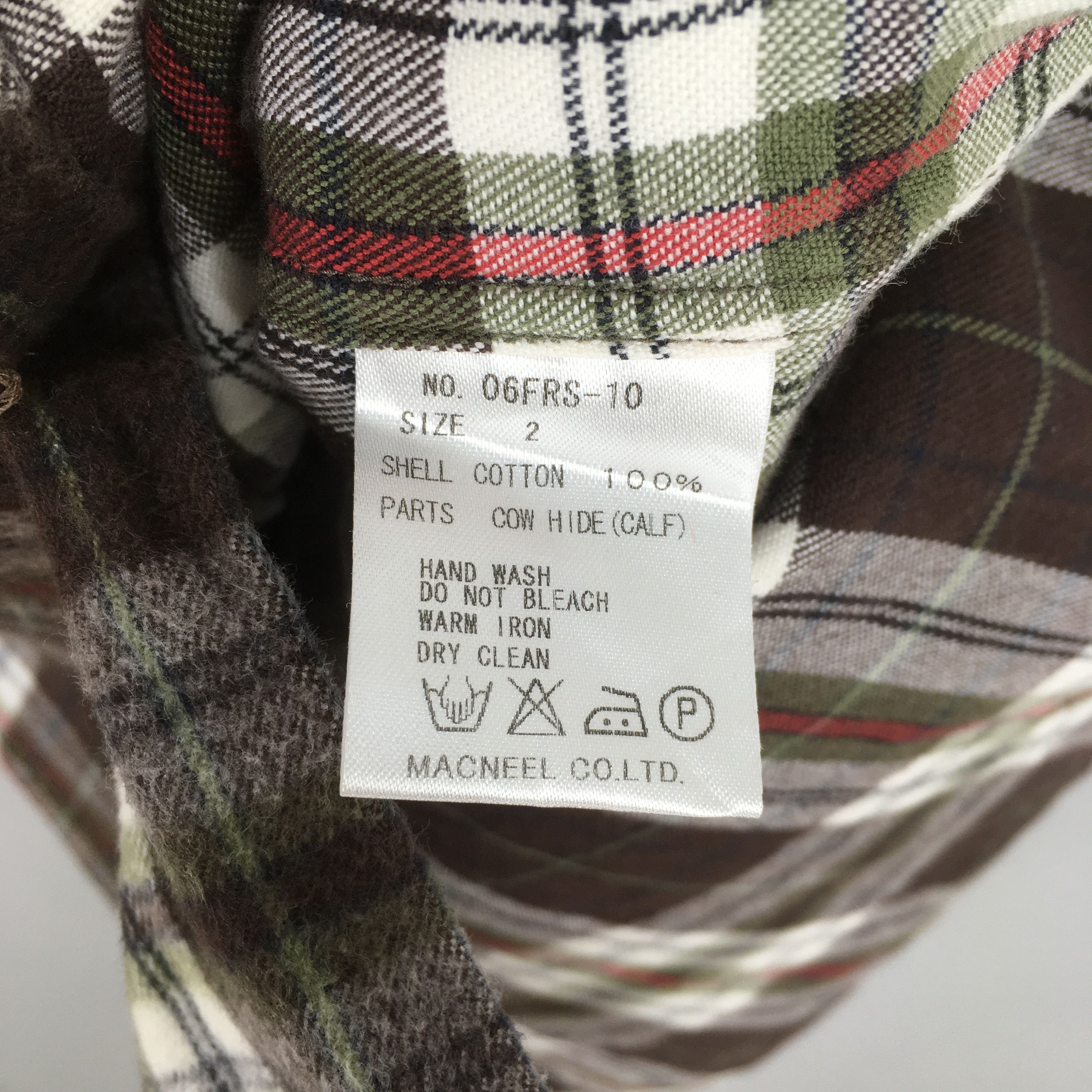 Vintage Vintage Roar Japanese Designer Brown Checkered Flannel Shirt Size US S / EU 44-46 / 1 - 6 Thumbnail