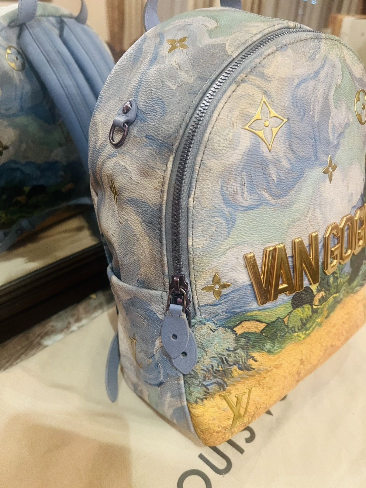 Louis Vuitton Louis Vuitton 2017 Van Gogh Palm Springs PM Backpack Size ONE SIZE - 2 Thumbnail