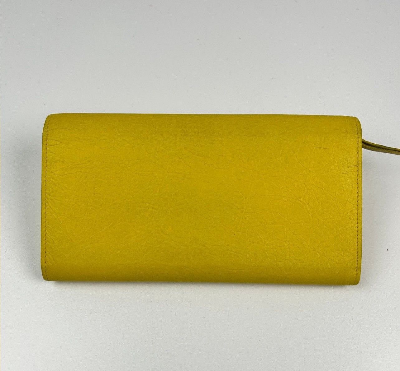 Balenciaga Balenciaga Le City Money Long Wallet Yellow Size ONE SIZE - 17 Thumbnail