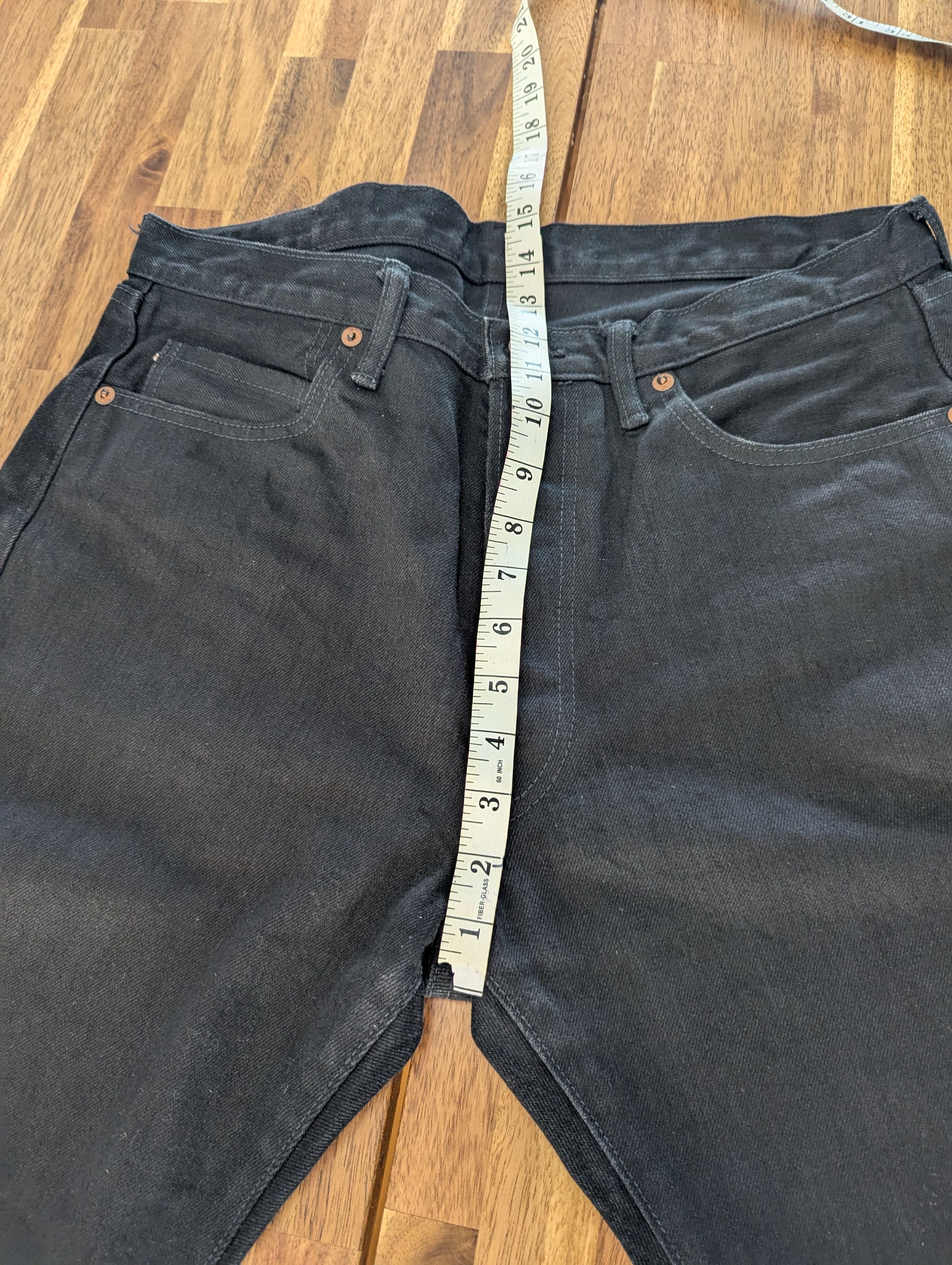 The Real McCoy's Black selvedge denim jeans 33 Size US 33 - 4 Thumbnail