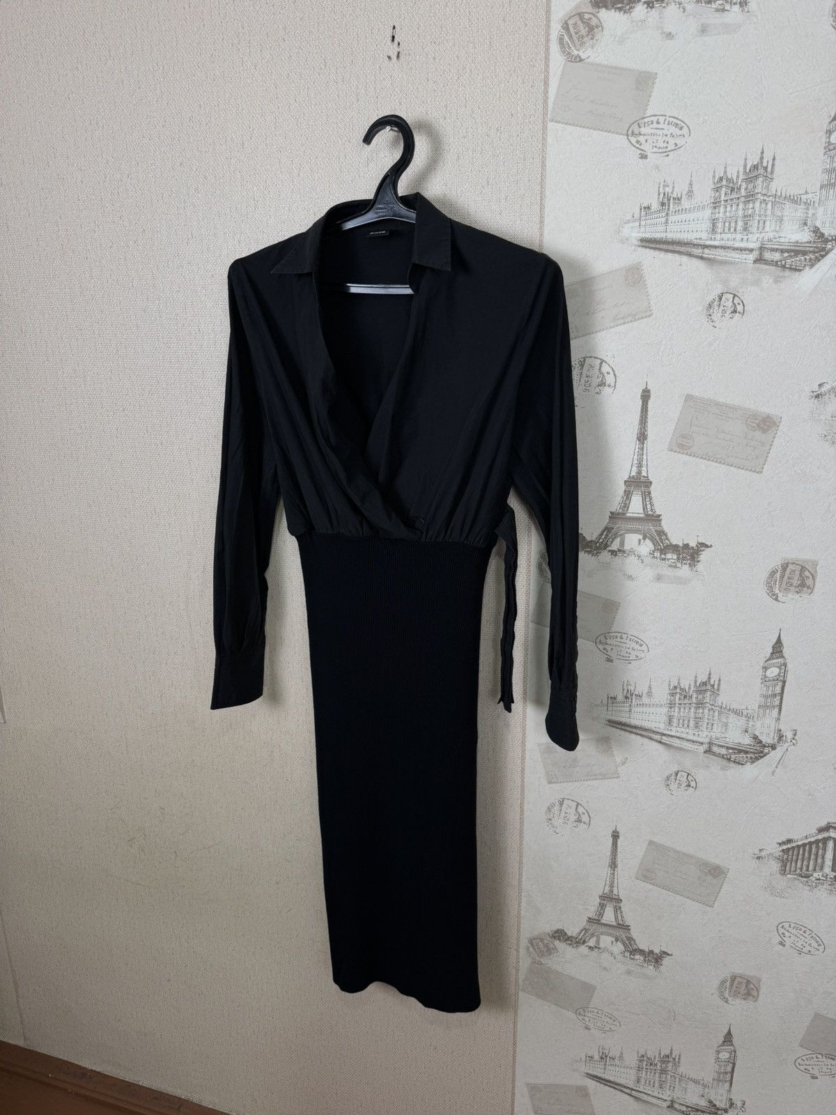 Pinko Pinko Black Dress Shirt Skirt Luxury Size M / US 6-8 / IT 42-44 - 3 Thumbnail