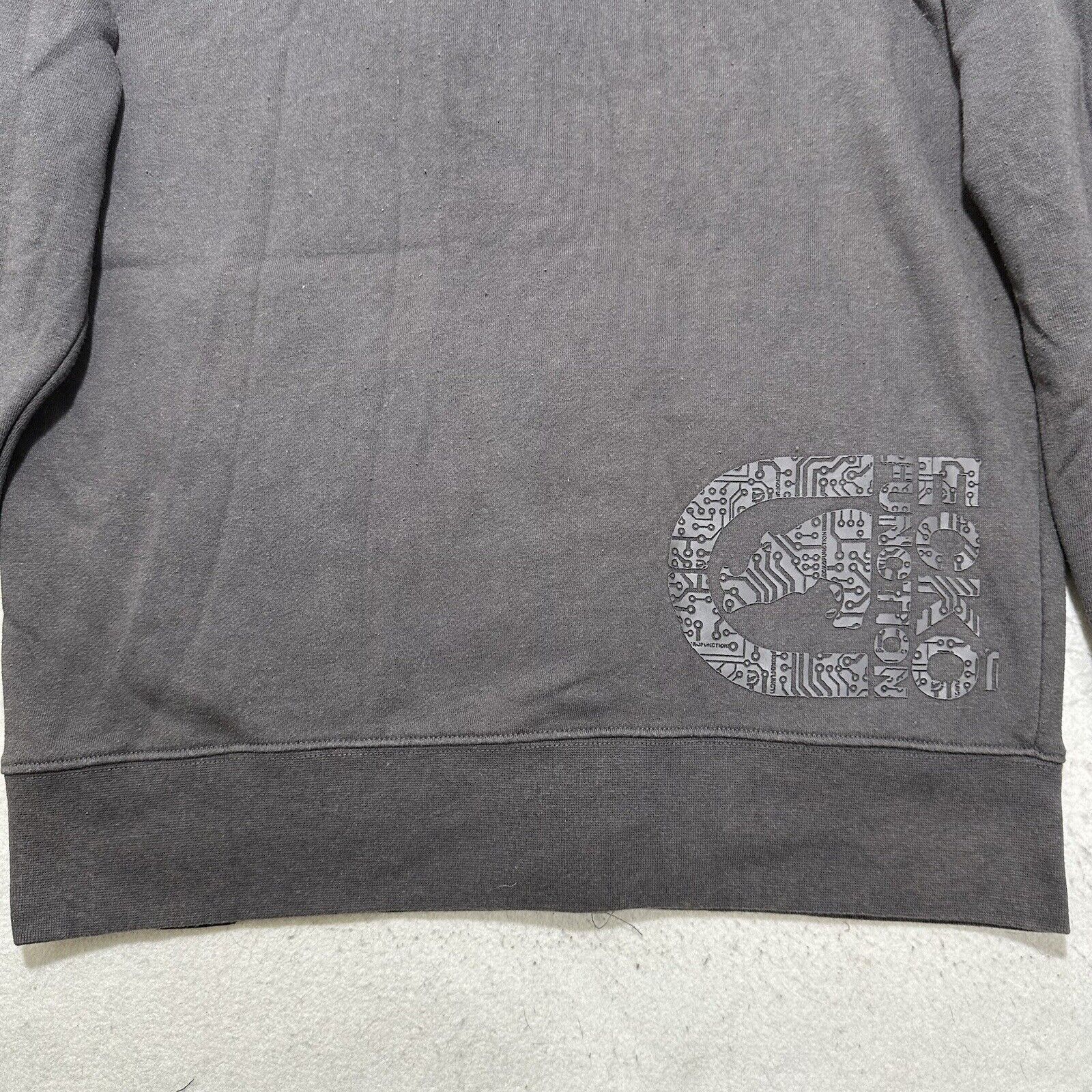 Marc Ecko Ecko Small Full Zip Hoodie Quilted Gray Athletic Sweatshirt Size US S / EU 44-46 / 1 - 12 Thumbnail