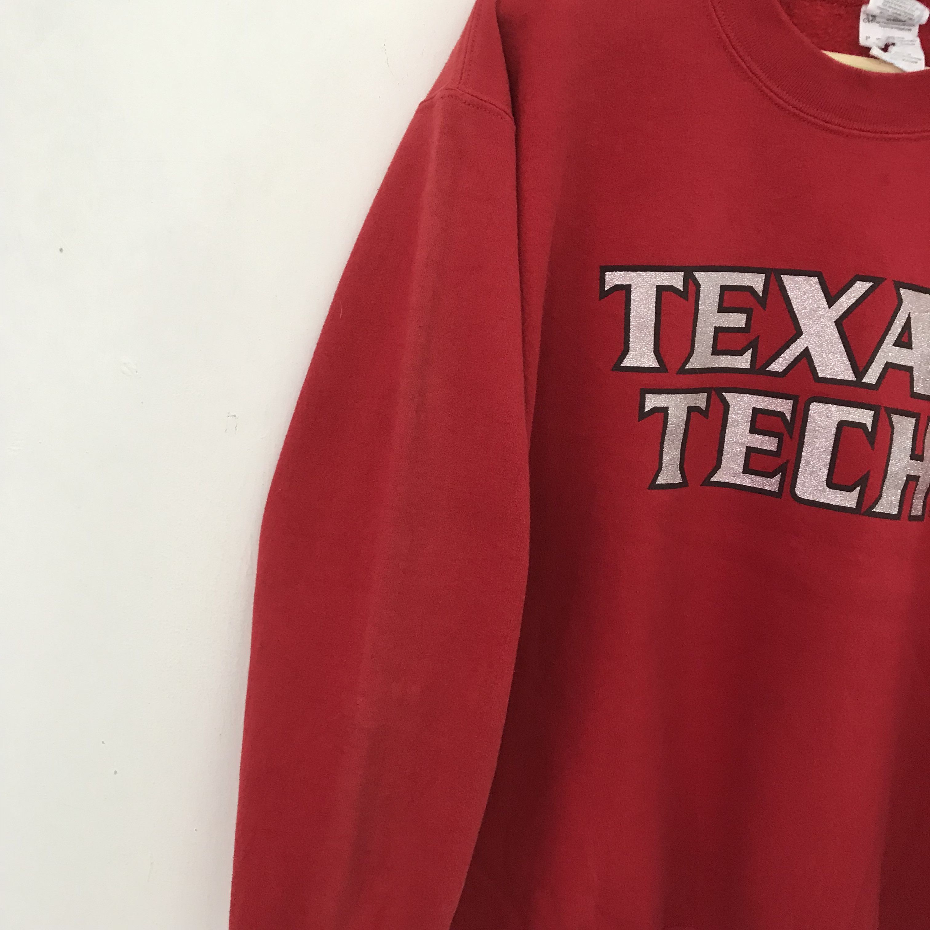 Gildan Vintage Texas Tech University Ncaa Red Sweater - 464 Size US M / EU 48-50 / 2 - 8 Thumbnail