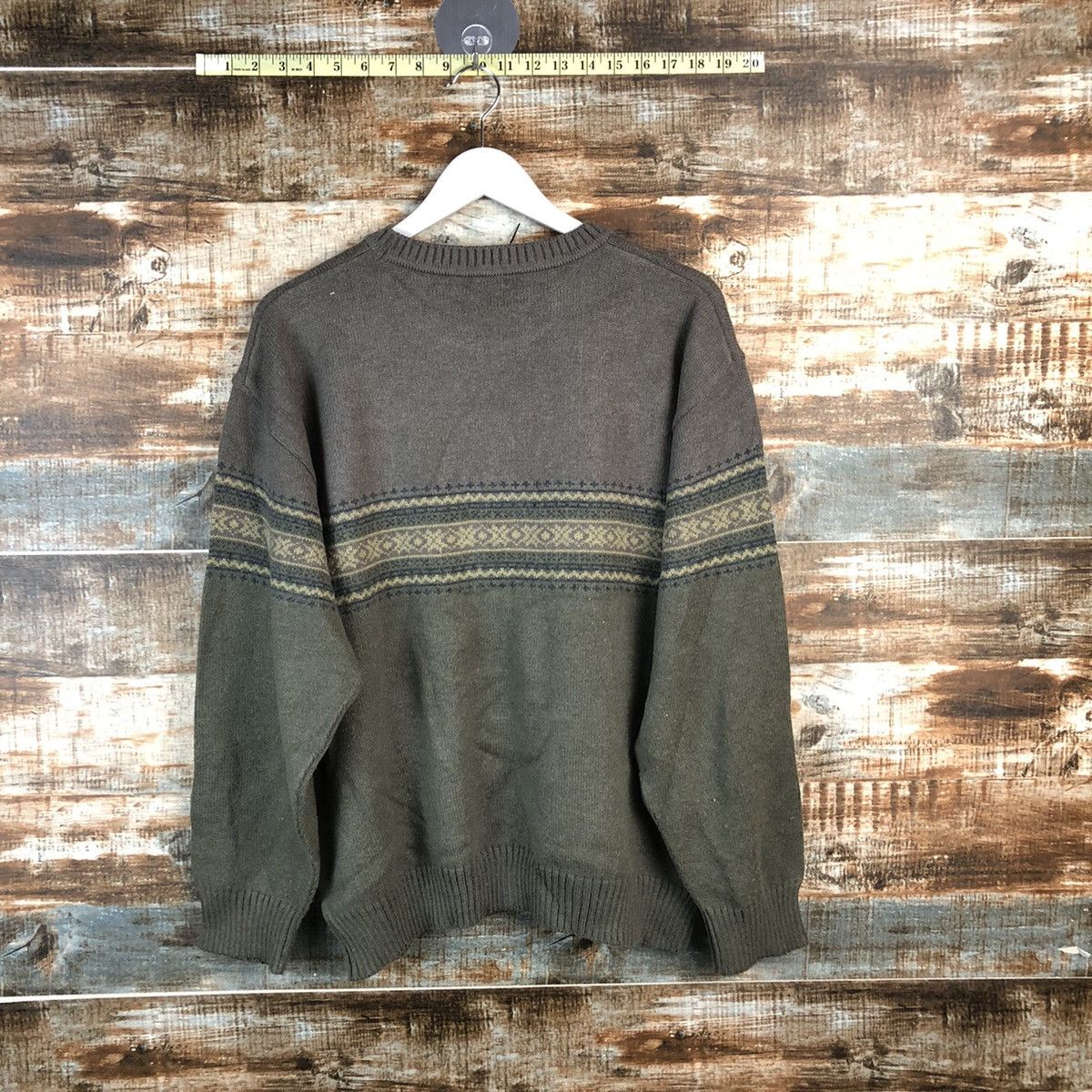 Vintage DL Apoy Green Knitwear #C480 Size US XL / EU 56 / 4 - 13 Thumbnail