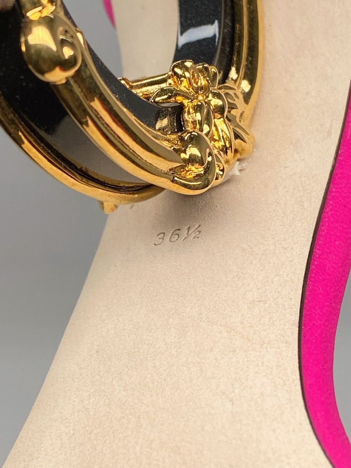 Dolce & Gabbana Dolce&Gabbana Sculpted-Heel DG Leather Sandals size 36.5 Size US 6.5 / IT 36.5 - 13 Thumbnail