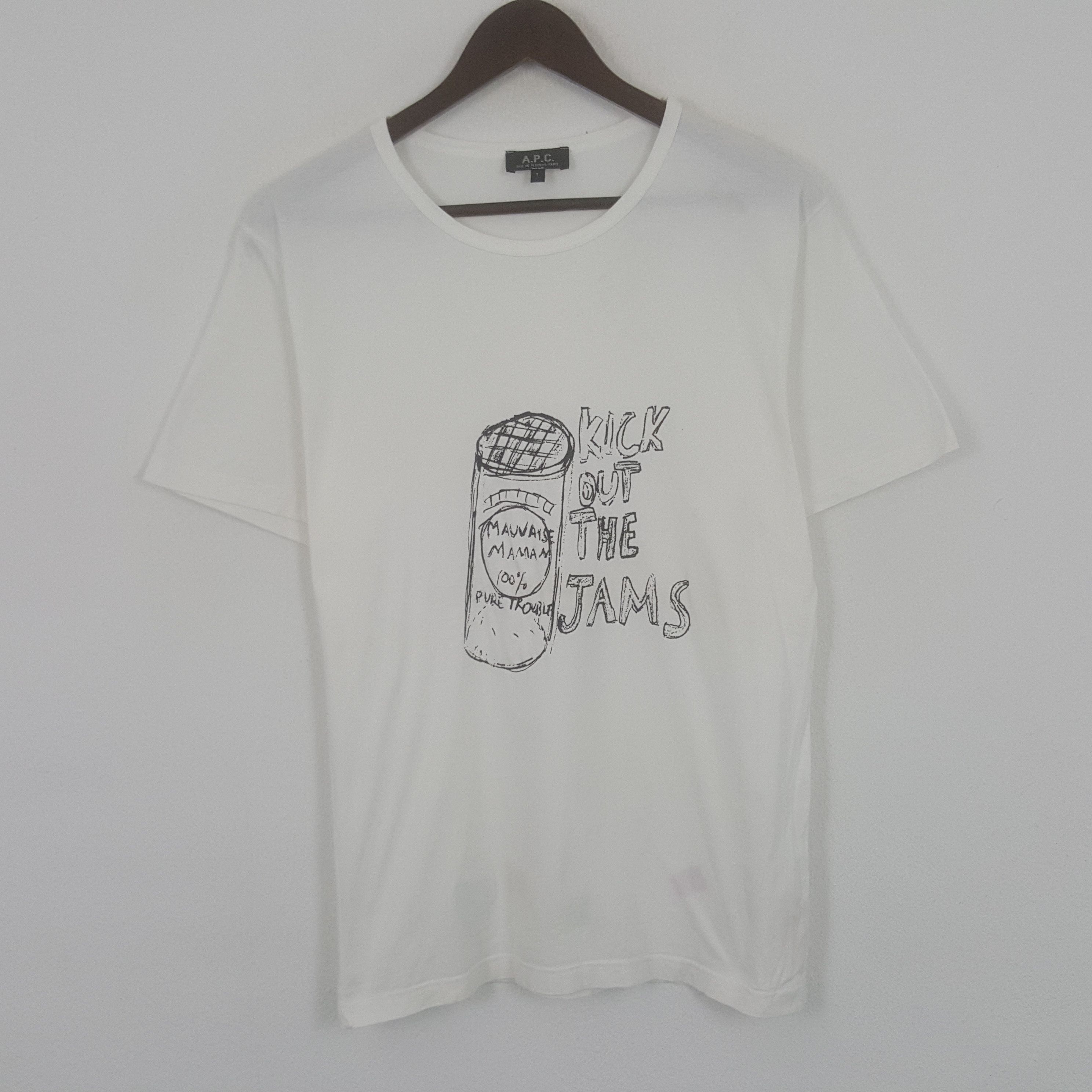 A.P.C. × Vintage Vintage APC Kick Out The Jams Tshirt Size US M / EU 48-50 / 2 - 1 Thumbnail