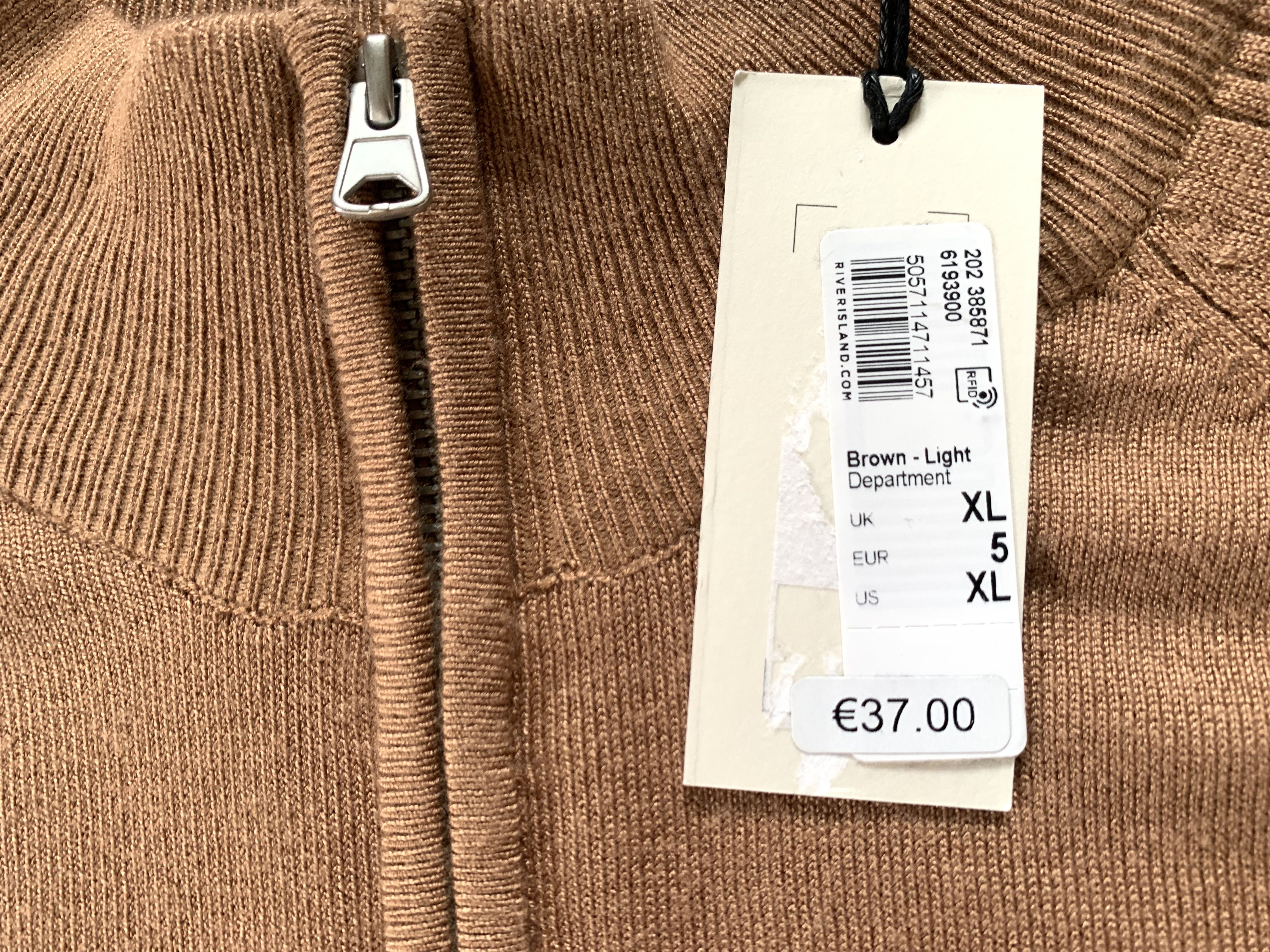 River Island River Island Half Zip Jumper Size US XL / EU 56 / 4 - 6 Thumbnail