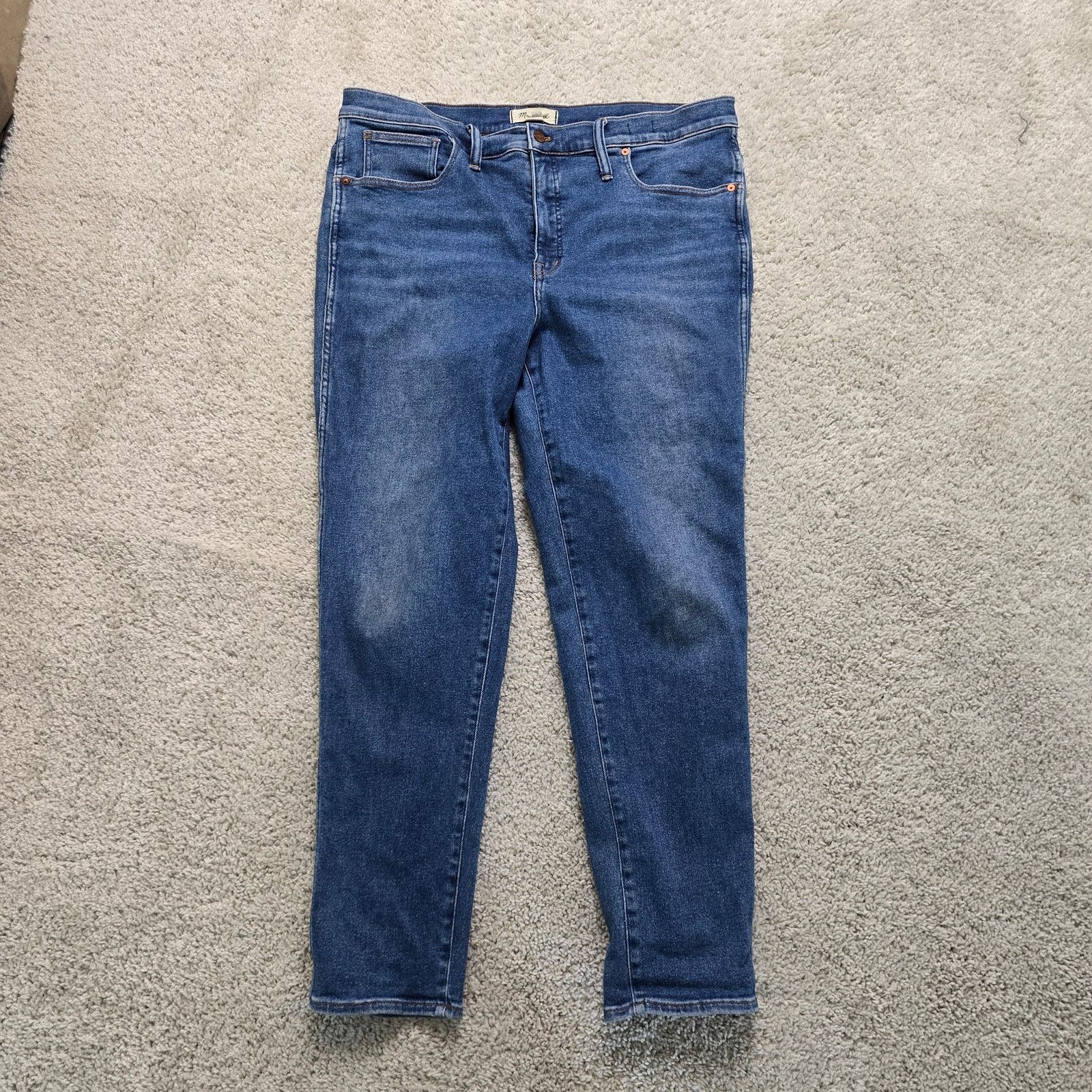 Madewell Madewell Stovepipe Womens 33T Tall 30 Length Blue Jeans Size 33" - 1 Thumbnail