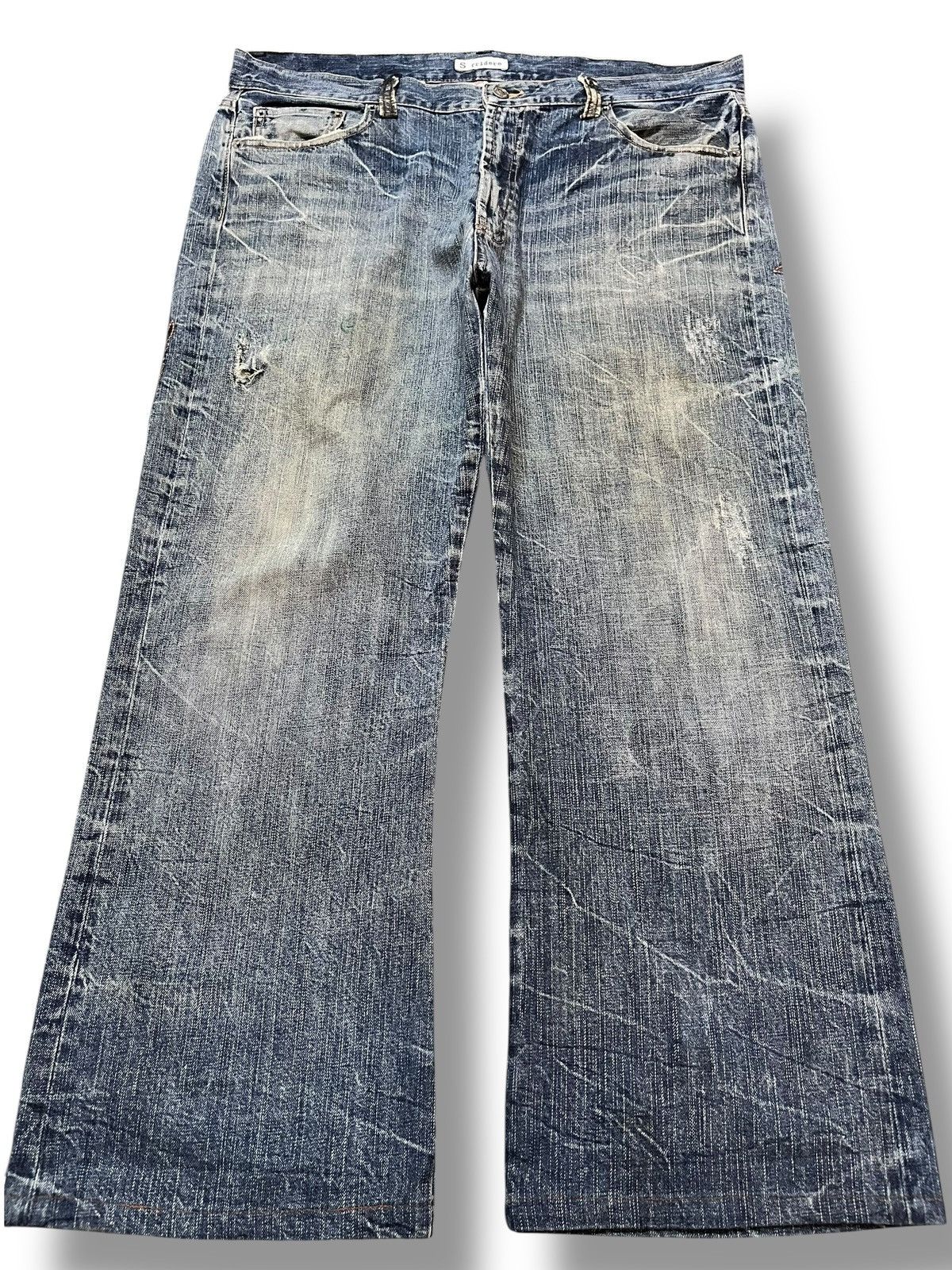 Hysteric Glamour Vintage Sorridere Baggy Honeycomb Embroidery Denim Size US 38 / EU 54 - 2 Thumbnail