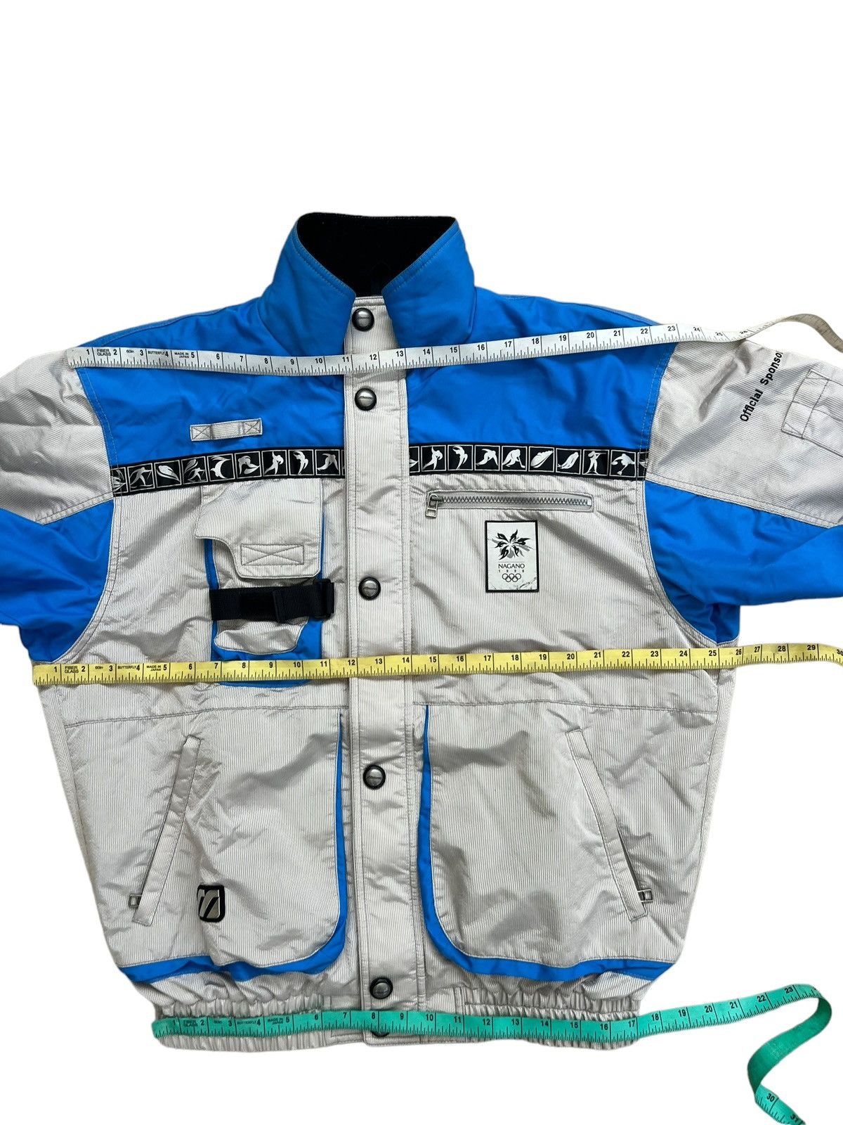 Mizuno 1998 Nagano Olympic Mizuno Official Sponsor Bomber Jacket Size US L / EU 52-54 / 3 - 3 Thumbnail