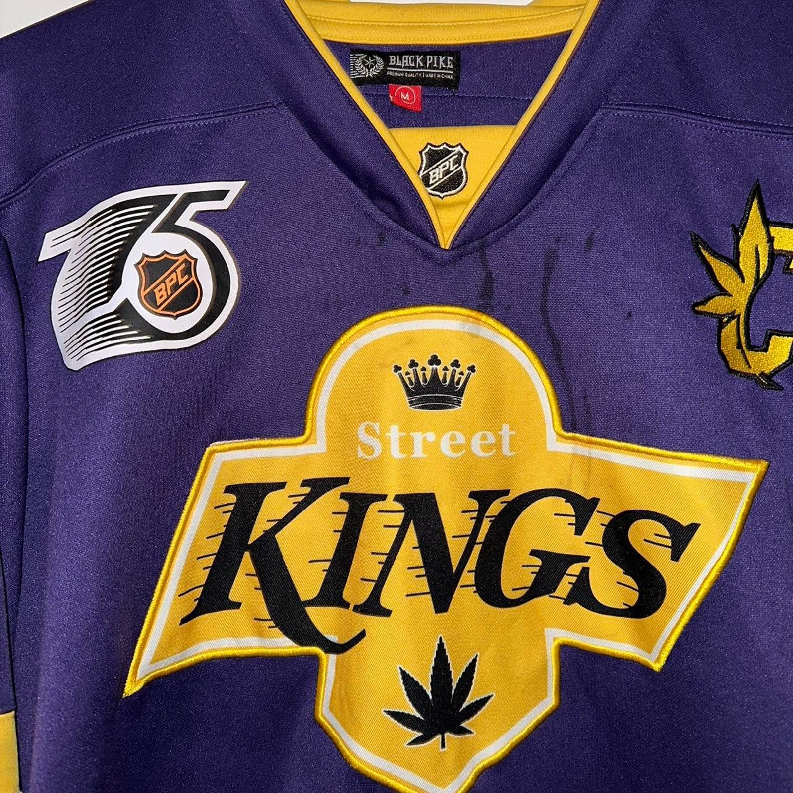 NHL Vintage Black Pike LA Kings Hockey Jersey Street Kings 420 M Size US M / EU 48-50 / 2 - 5 Thumbnail