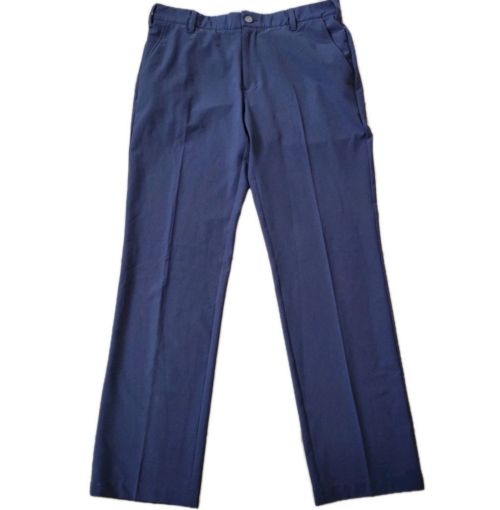 Adidas Adidas Navy Polyester Spandex Blend Slim-Fit Golf Pant 32/32 Size US 32 / EU 48 - 2 Thumbnail