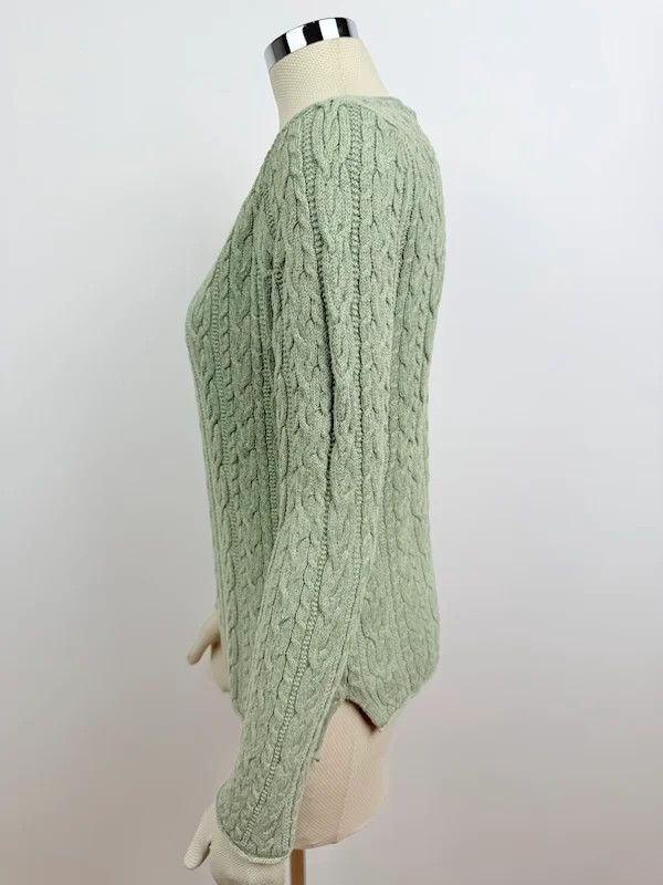 Lauren Ralph Lauren Maglia Ralph Lauren cotone trecce verde Donna L Size L / US 10 / IT 46 - 7 Thumbnail