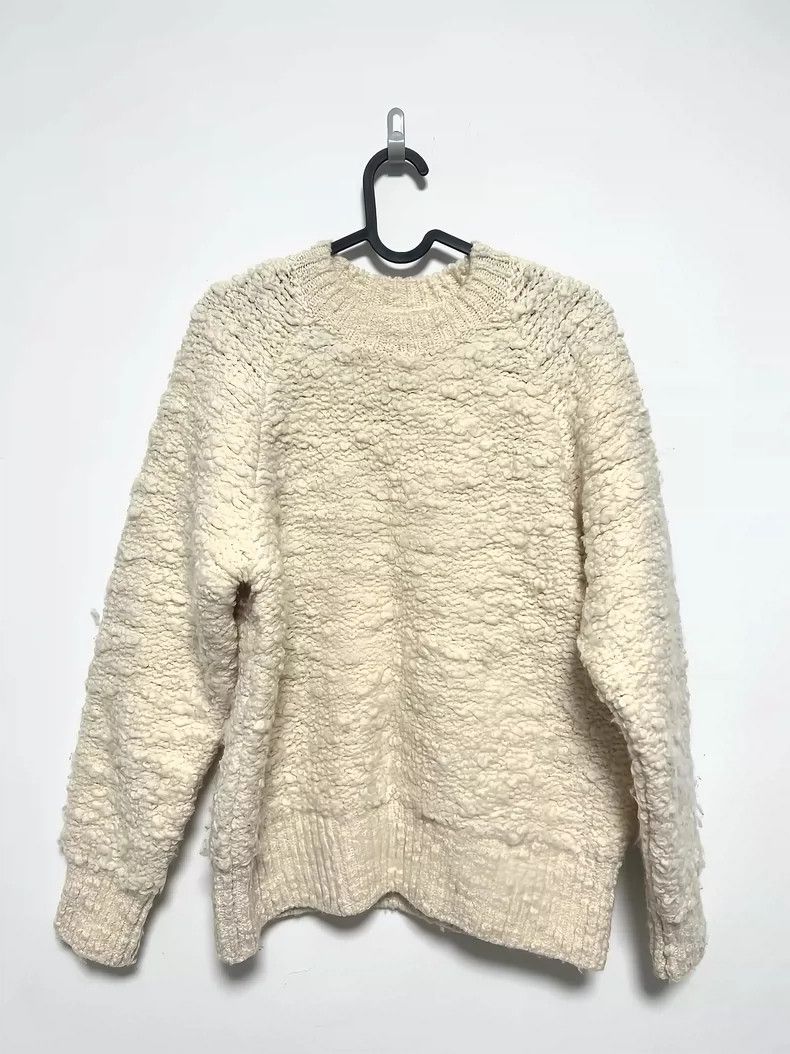 Maison Margiela Maison Margiela Oat-colored wool sweater Size S / US 4 / IT 40 - 1 Thumbnail