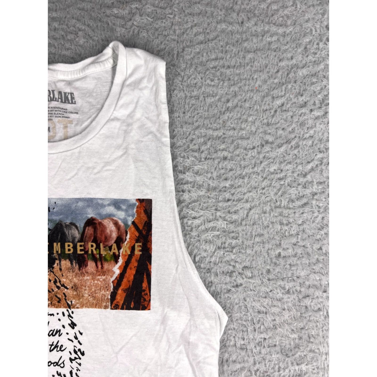 Vintage Justin Timberlake VINTAGE Concert Tank Top Girls Juniors White 100% Cotton Summer Music Clothing Size M / US 6-8 / IT 42-44 - 3 Thumbnail