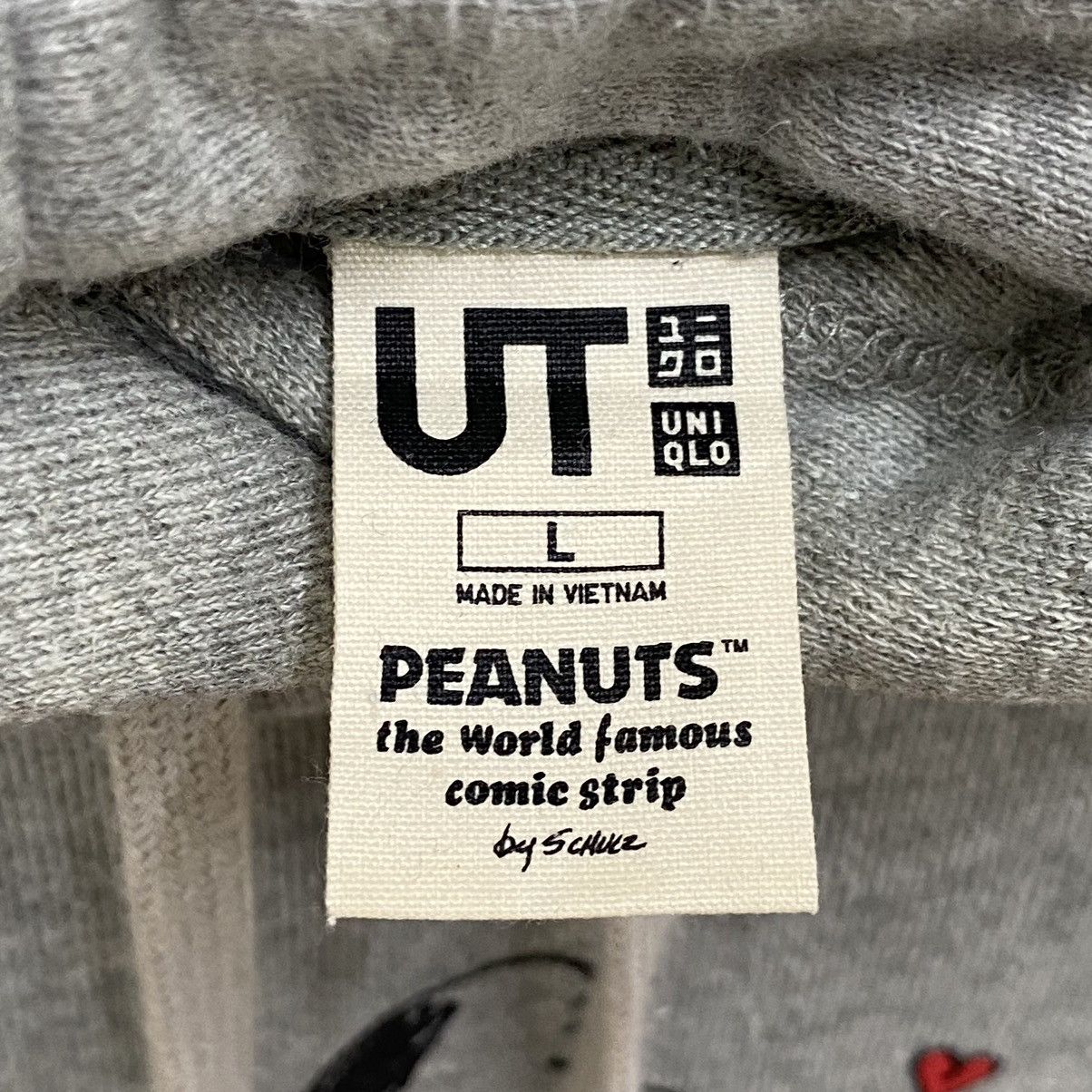 Peanuts Peanuts Snoopy UT Hoodie Heather Grey Large Size US L / EU 52-54 / 3 - 8 Thumbnail