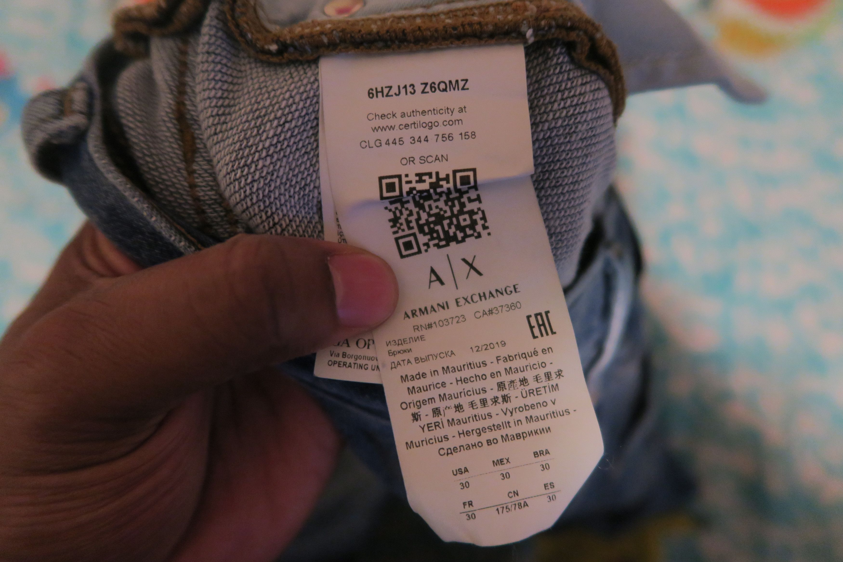 Armani Exchange A|X Armani Exchange J13 Slim Stretch 5 Pocket Jeans 30x31 Size US 30 / EU 46 - 4 Thumbnail