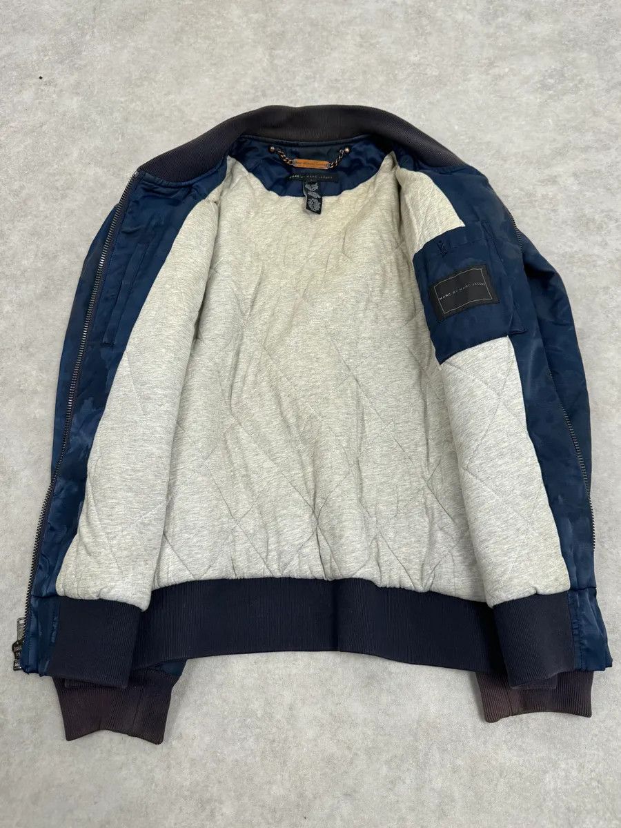 Marc Jacobs Marc Jacobs Navy Camo Cozy Bomber Jacket Size US L / EU 52-54 / 3 - 8 Thumbnail