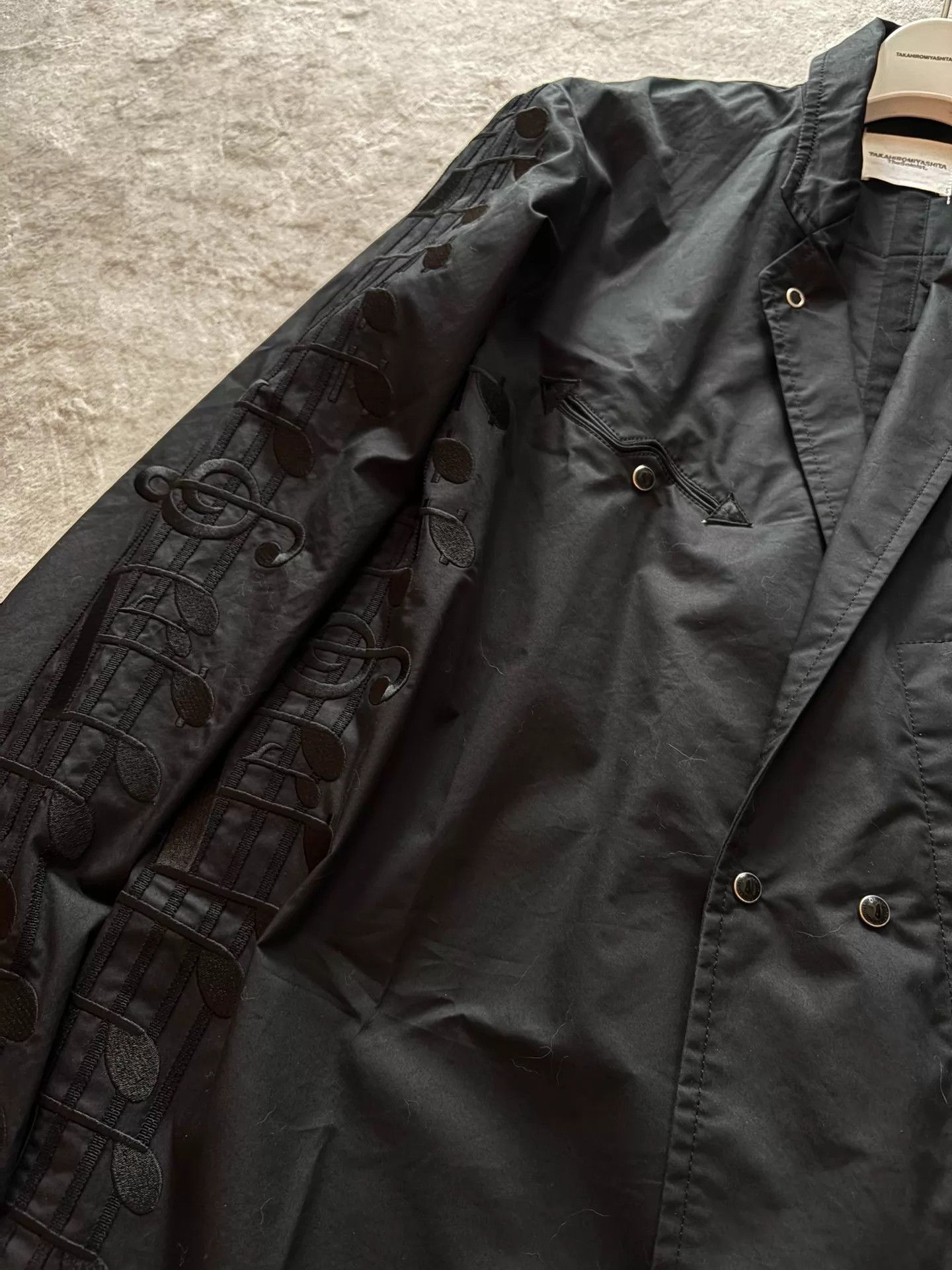 Takahiromiyashita The Soloist. The soloist 18SS Kurt Embroidered Note Suit Jacket Size 46 Size US S / EU 44-46 / 1 - 2 Thumbnail
