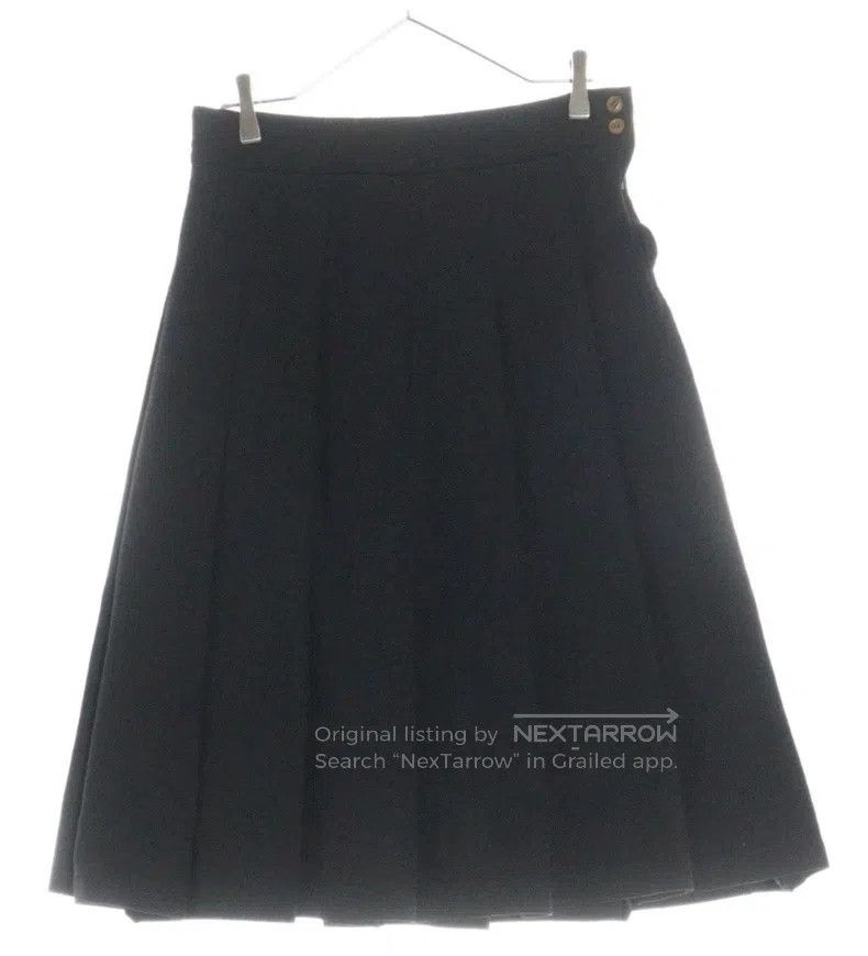Other Comme Des Garcons size S Black polyester pleated skirt for Size 23" - 1 Thumbnail