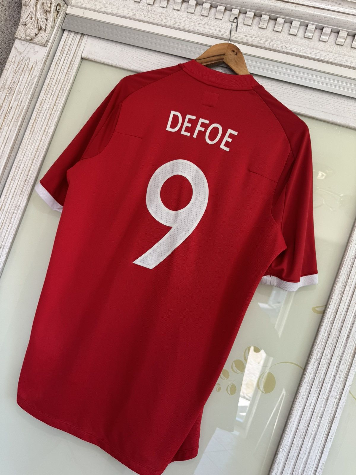 Umbro Defoe #9 England 2010 South Africa World Cup Soccer Jersey Size US XL / EU 56 / 4 - 3 Thumbnail