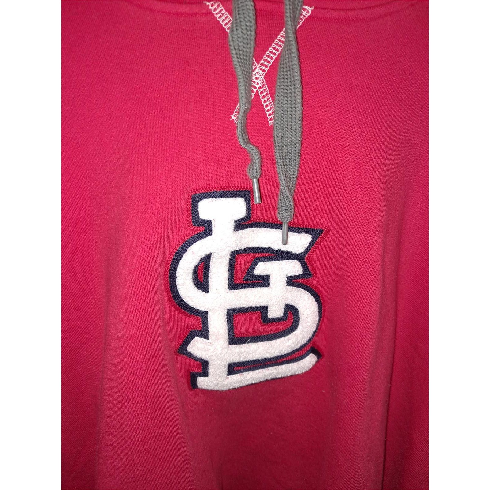 Majestic Majestic Cardinals National League Hooded Sweatshirt Size X Size US XL / EU 56 / 4 - 2 Thumbnail