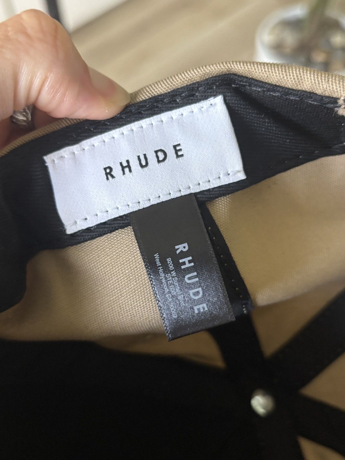 RHUDE PERFORMANCE PATCH HAT