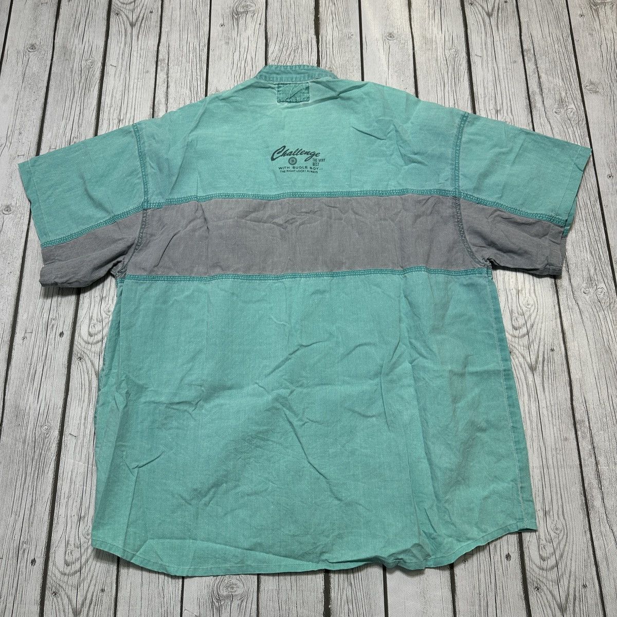 Bugle Boy × Vintage Vintage Bugle Boy shirt Size US L / EU 52-54 / 3 - 2 Thumbnail