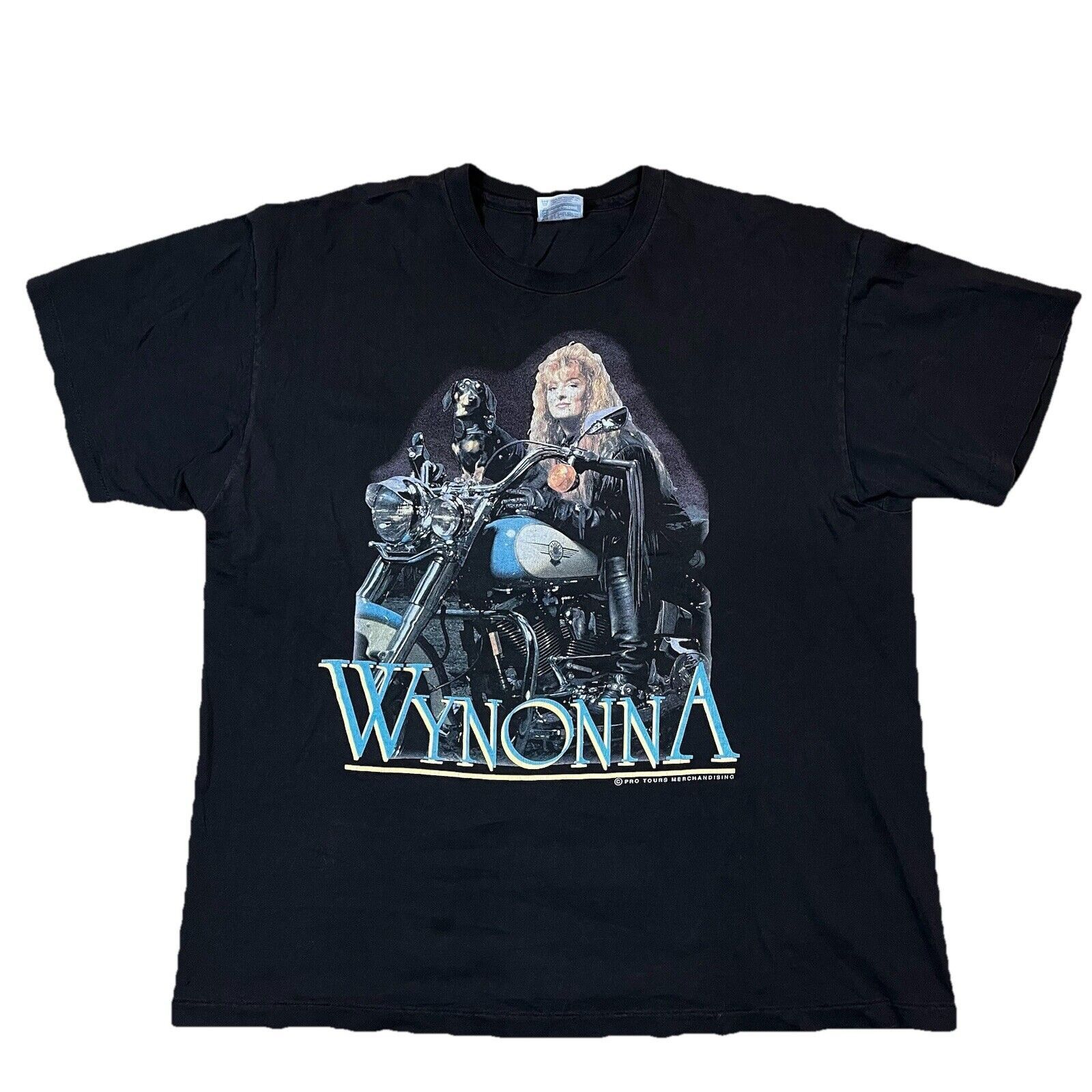 Wynonna Judd VTG 90s Black Single Stitch Tour T-Shirt XL