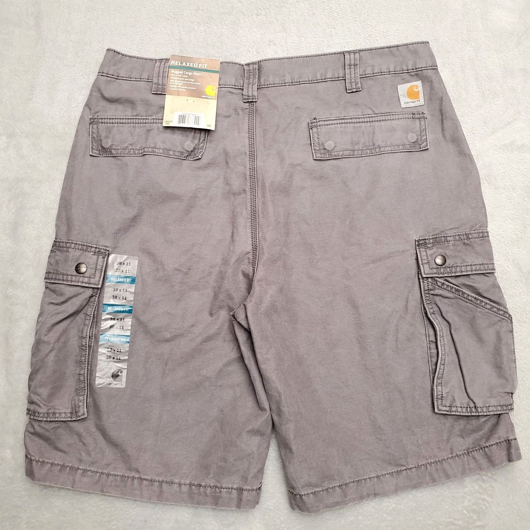 Carhartt Carhartt Cargo Shorts Mens 38 Gray Relaxed Fit Work Casual Utility Pants NWT Size US 38 / EU 54 - 5 Thumbnail