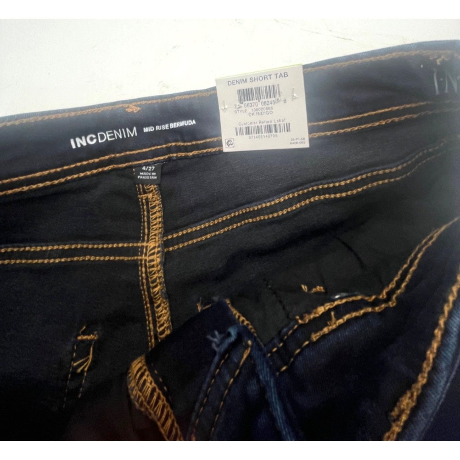 Other INC International Concepts Mid Rise Cuffed Bermuda Short, Da Size 27" / US 4 / IT 40 - 6 Thumbnail