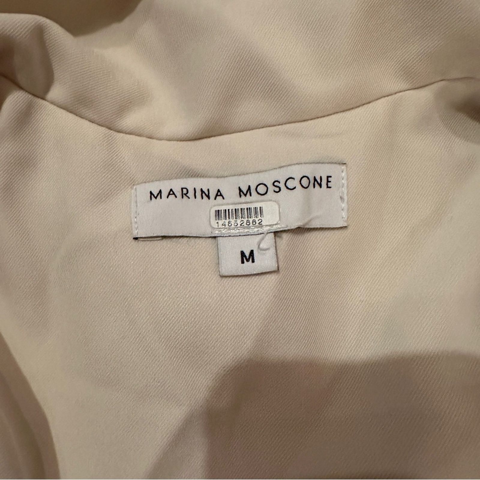 Other RTR Marina Moscone Collective Cream Long Wrap Vest Coat Sz M Size M / US 6-8 / IT 42-44 - 6 Thumbnail