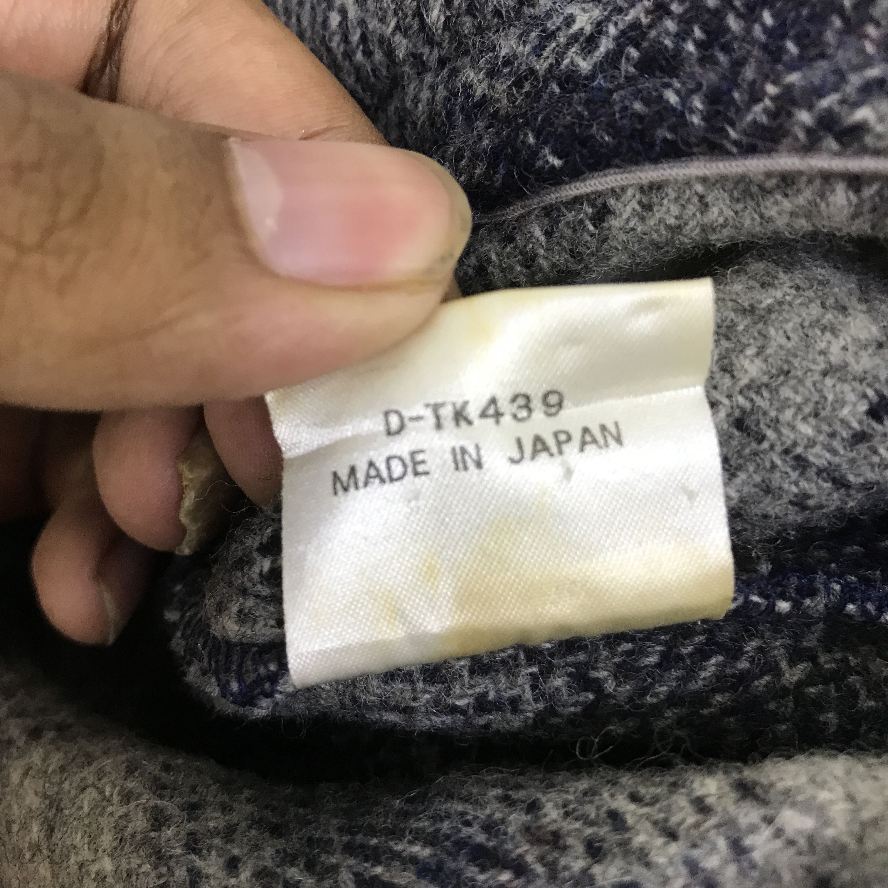 Japanese Brand VINTAGE 90s FLIES JAPAN WOOL TARTAN JACKET K87B2 Size US S / EU 44-46 / 1 - 12 Thumbnail