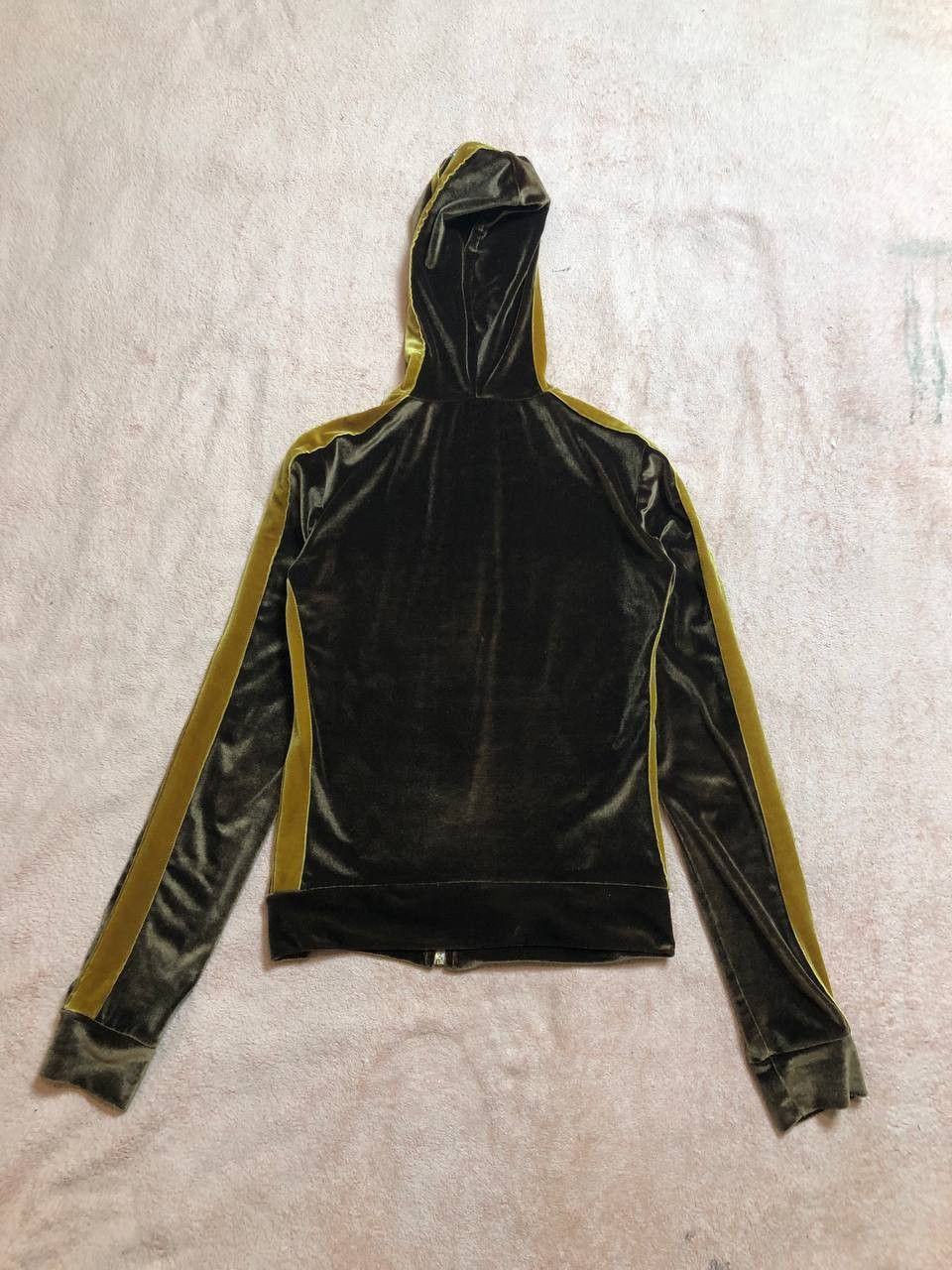 Dolce & Gabbana Dolce & Gabbana Brown Velour Rhinestone Logo Hoodie Size M / US 6-8 / IT 42-44 - 14 Thumbnail