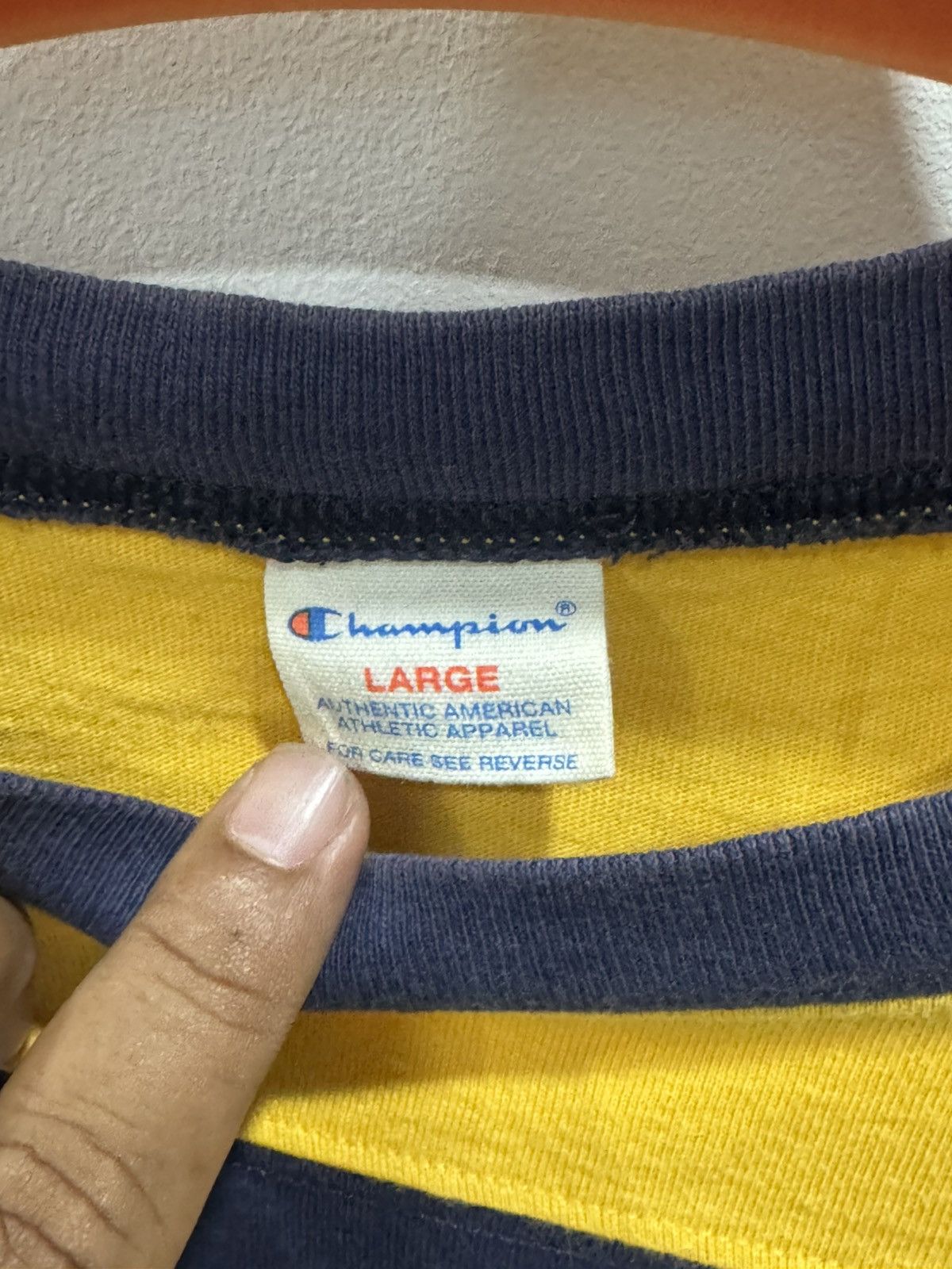 Champion CHAMPION - vintage raglan tshirt Size US L / EU 52-54 / 3 - 4 Thumbnail