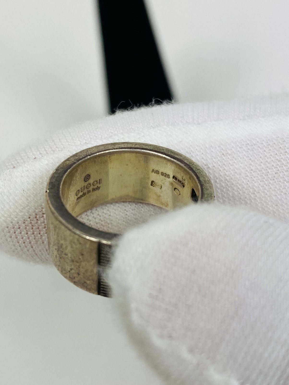 Gucci Gucci .925 Silver G Ring IT 7 Size ONE SIZE - 5 Thumbnail