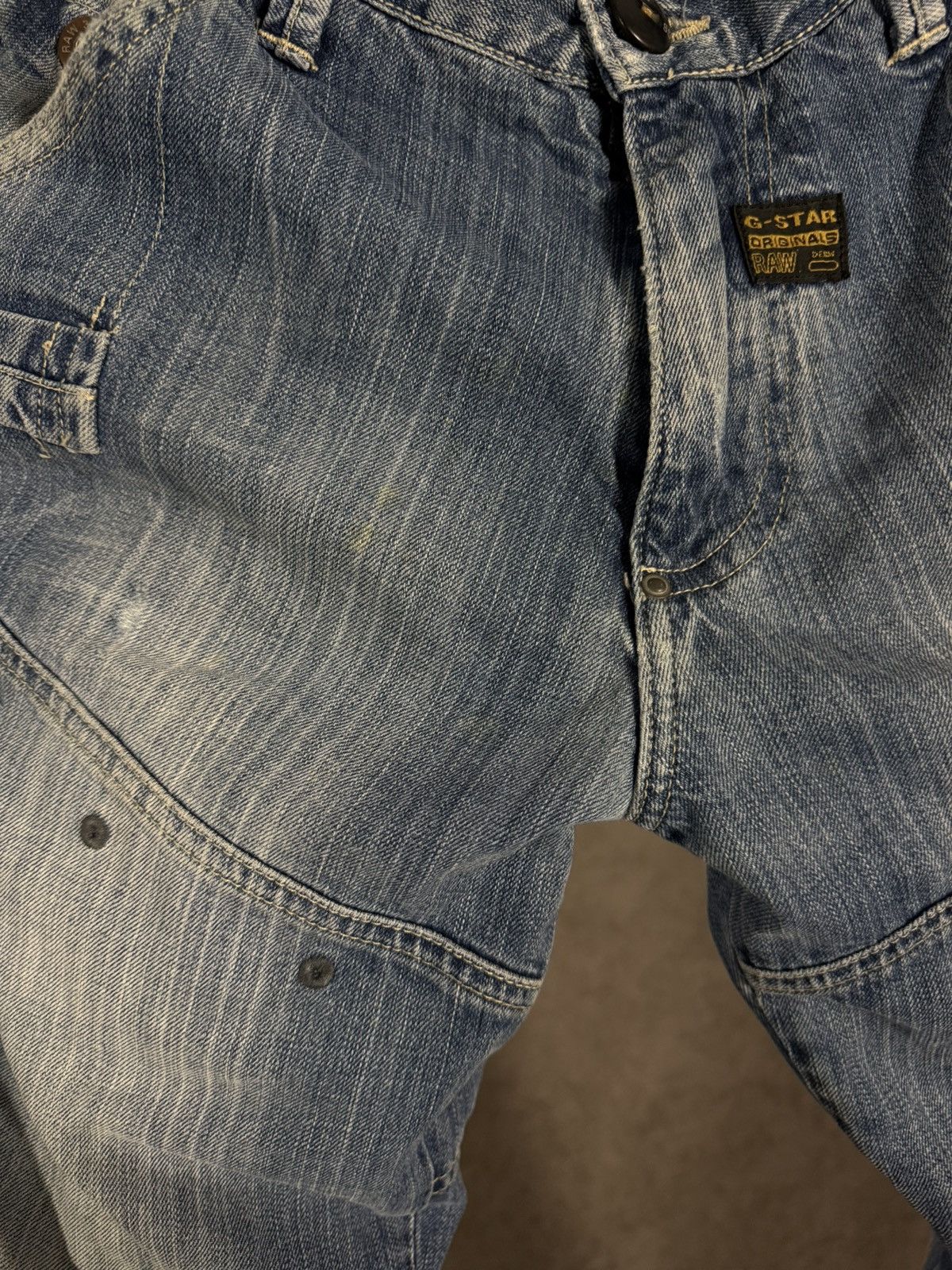 G-Star G Star Raw vintage designer biker jeans Size US 32 / EU 48 - 9 Thumbnail