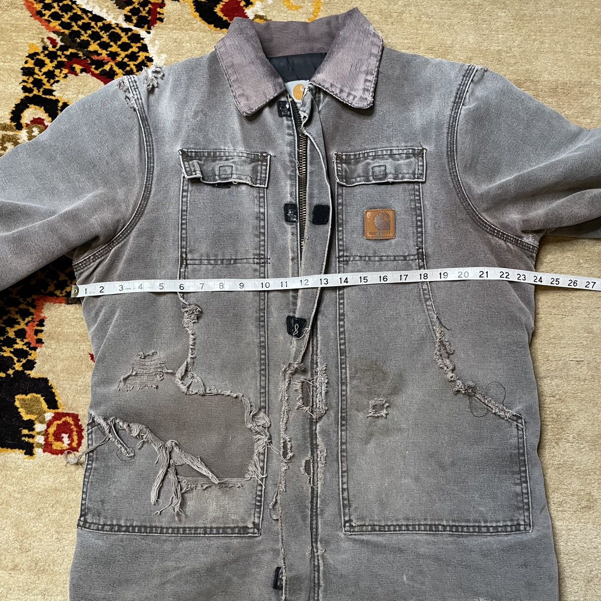 Carhartt Vintage Carhartt Jacket Faded Distressed Thrashed Medium Size US M / EU 48-50 / 2 - 7 Thumbnail