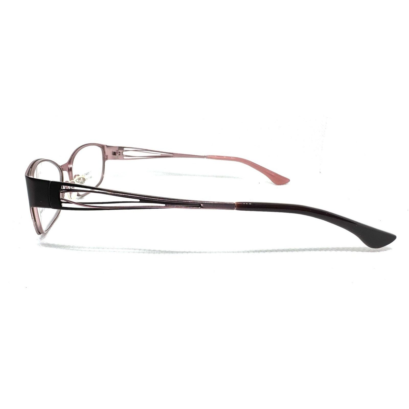& Other Stories WING SHING OPTICAL PINK BROWN ST-5064 FRAME EYEGLASSES 53-16 Size ONE SIZE - 3 Thumbnail
