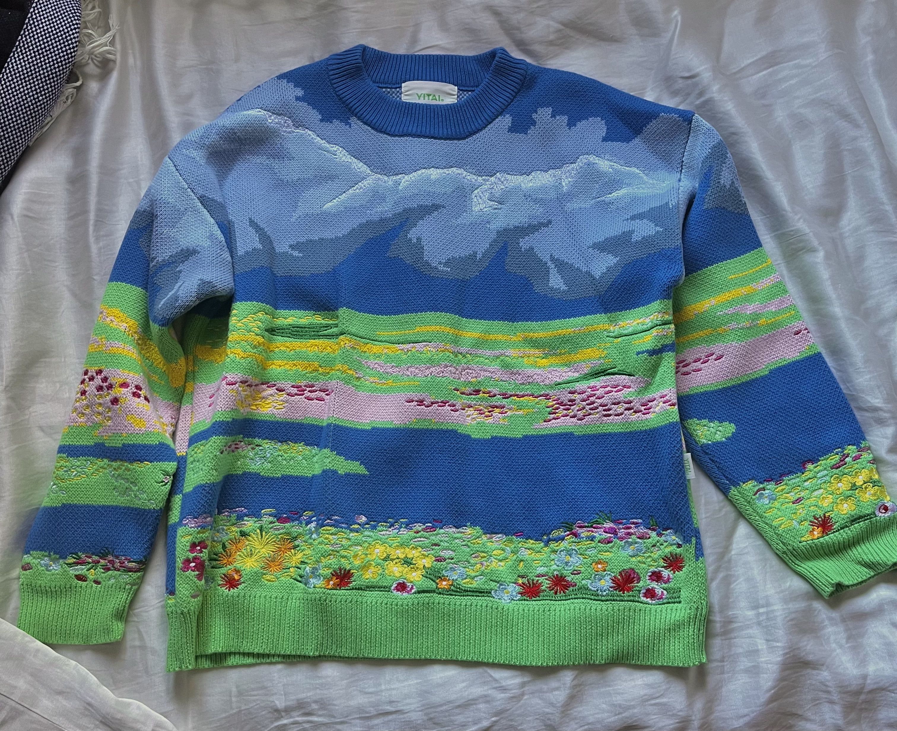 YITAI Secret garden Embroidery Sweater Size US S / EU 44-46 / 1 - 1 Thumbnail